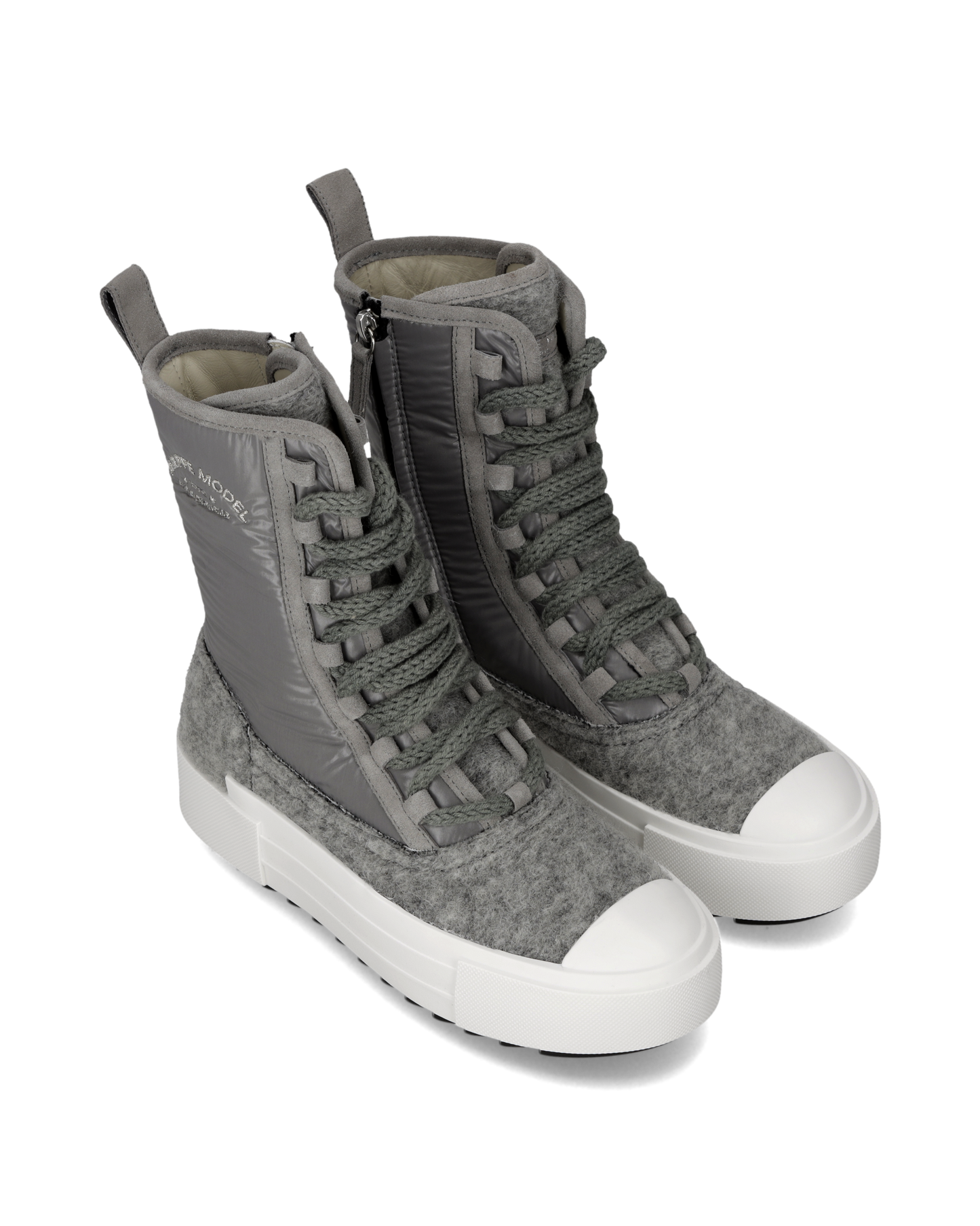 Sneakers Paris Haute Donna, Grigio