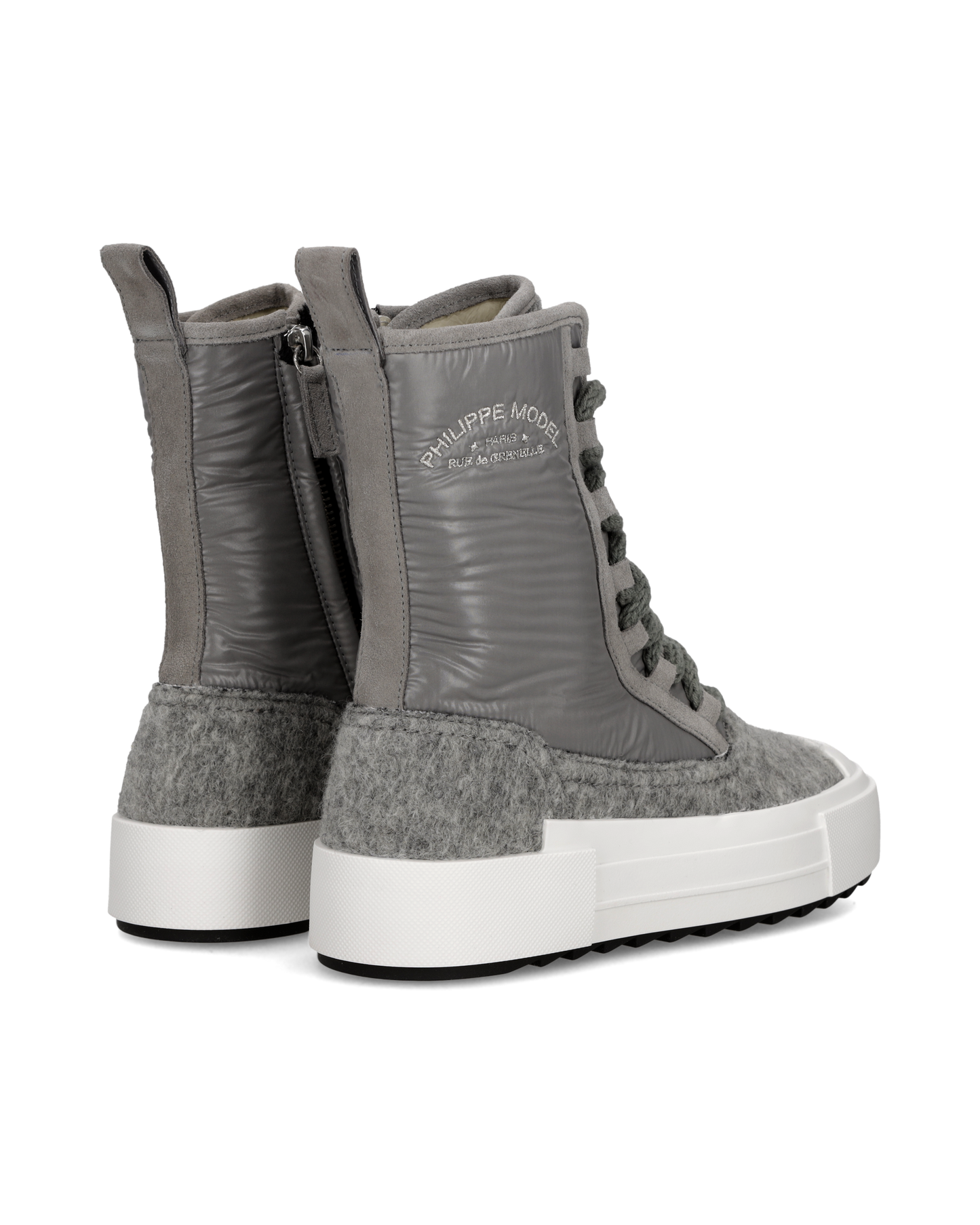 Sneakers Paris Haute Donna, Grigio