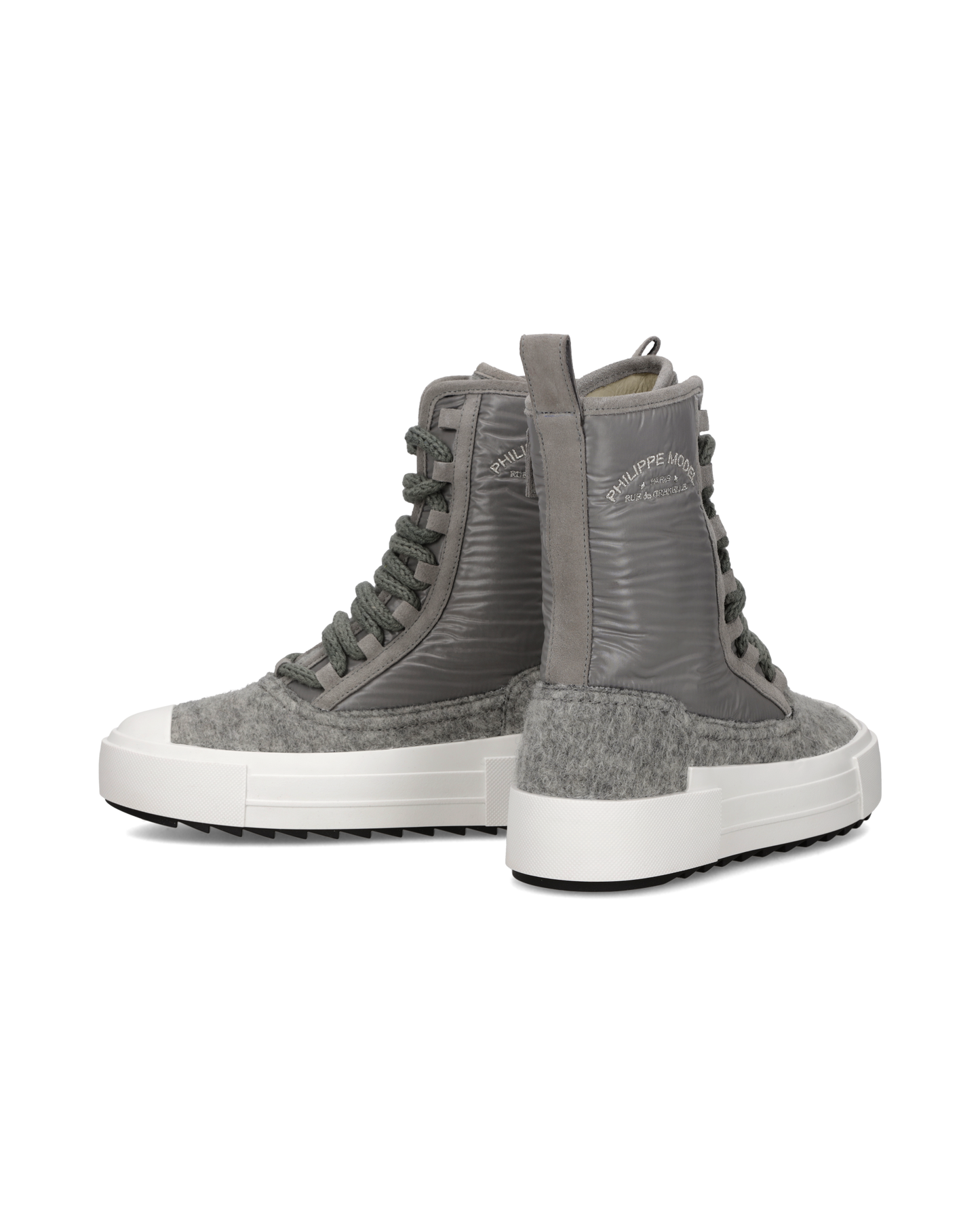 Sneakers Paris Haute Donna, Grigio