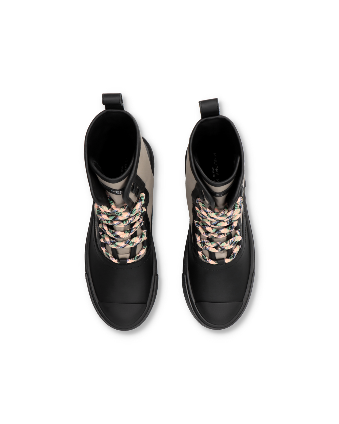 Sneaker Prsx Haute Donna, Beige e Nero