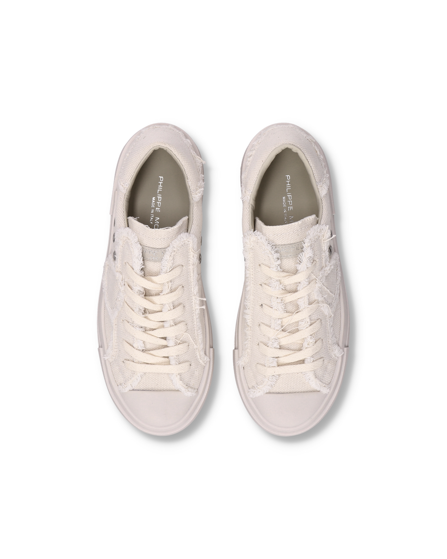 Sneakers Paris Haute Donna, Beige 