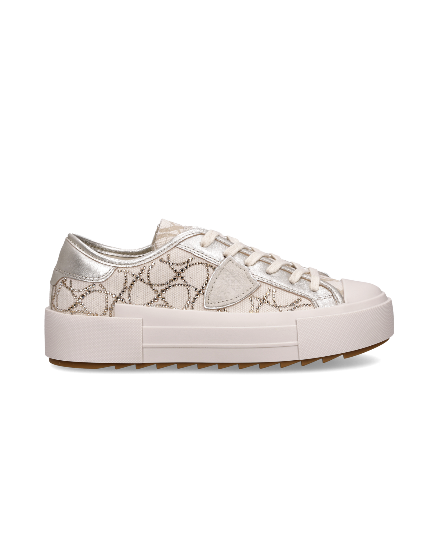 Sneakers Paris Haute Donna, Beige 