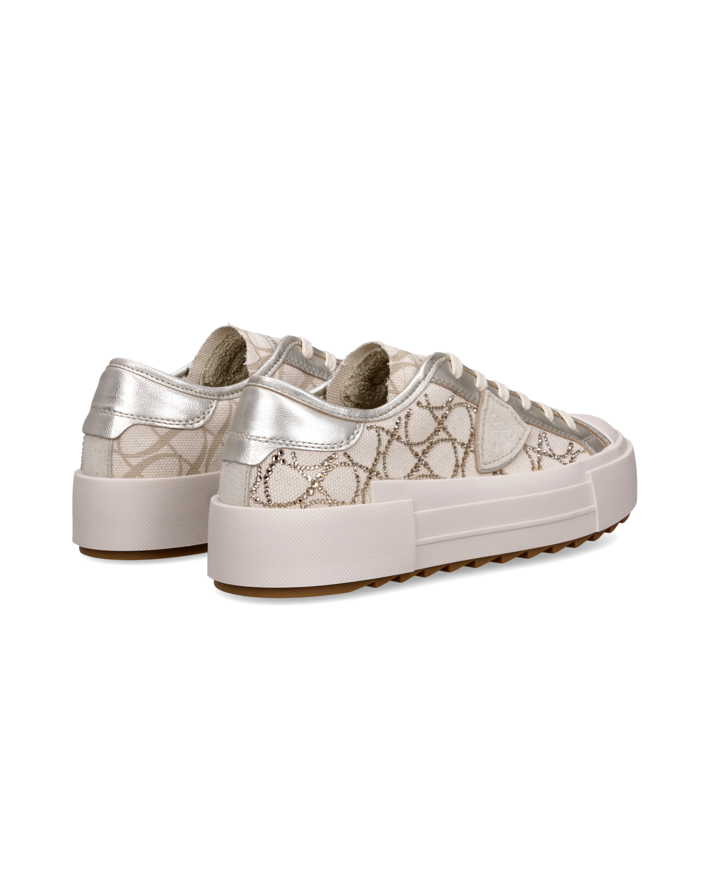 Sneakers Paris Haute Donna, Beige 