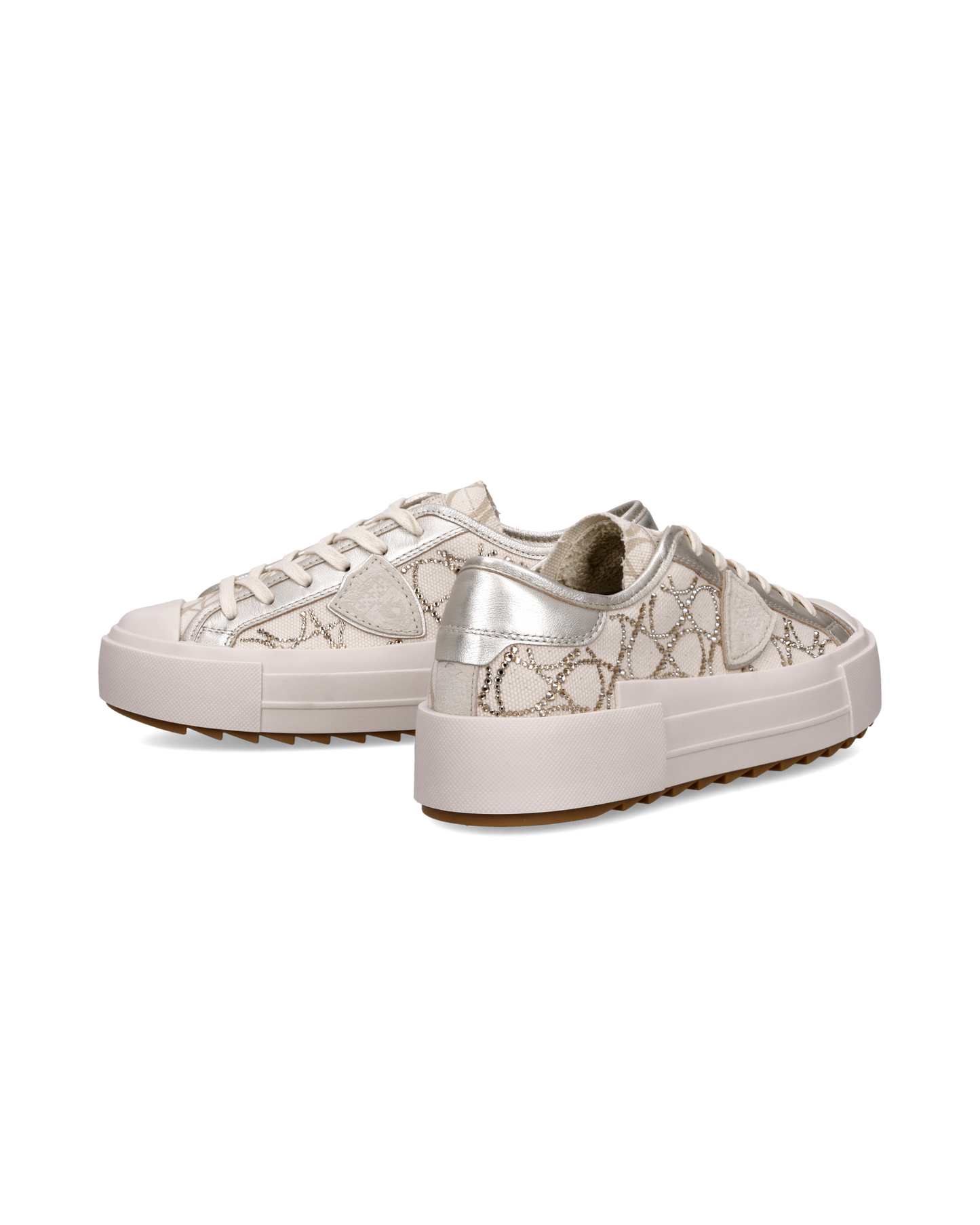 Sneakers Paris Haute Donna, Beige 