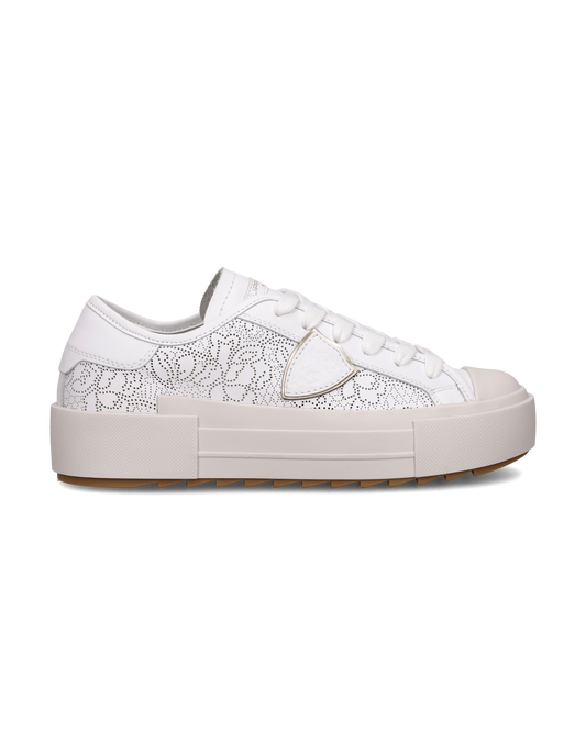 Sneakers Paris Haute Donna, Bianco