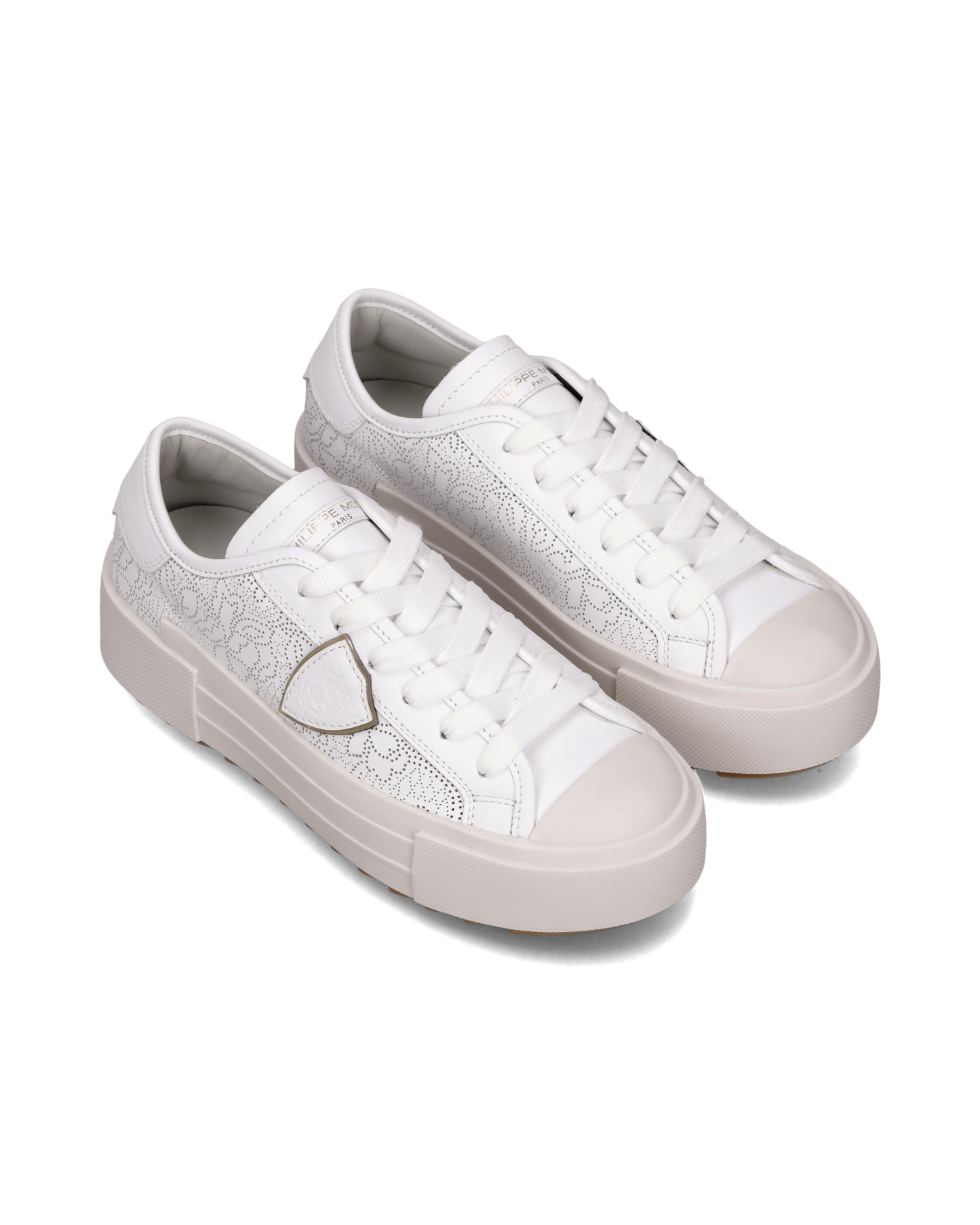 Sneakers Paris Haute Donna, Bianco