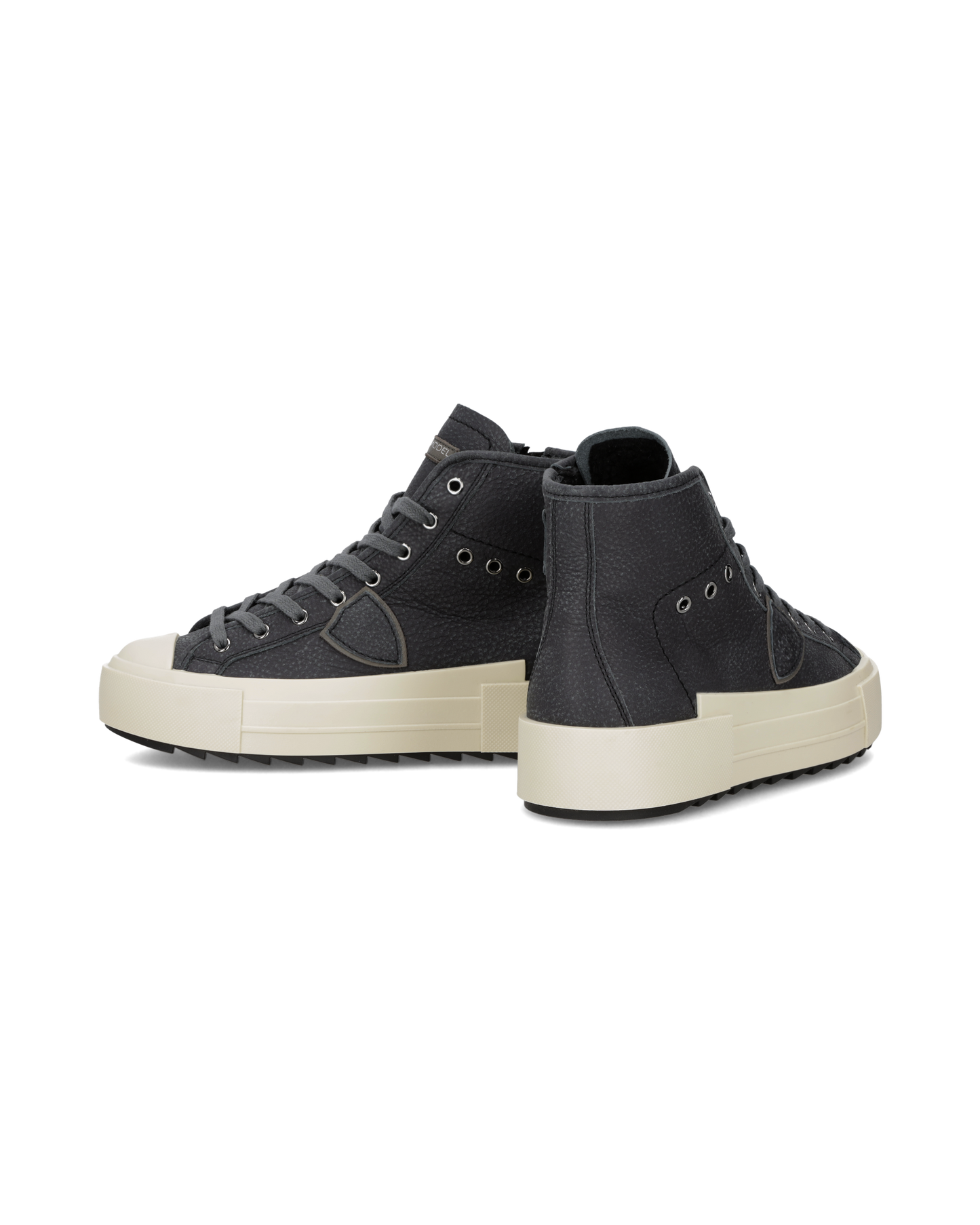 Sneakers Paris Haute Tennis Women with Faux Fur Lining, Anthracite