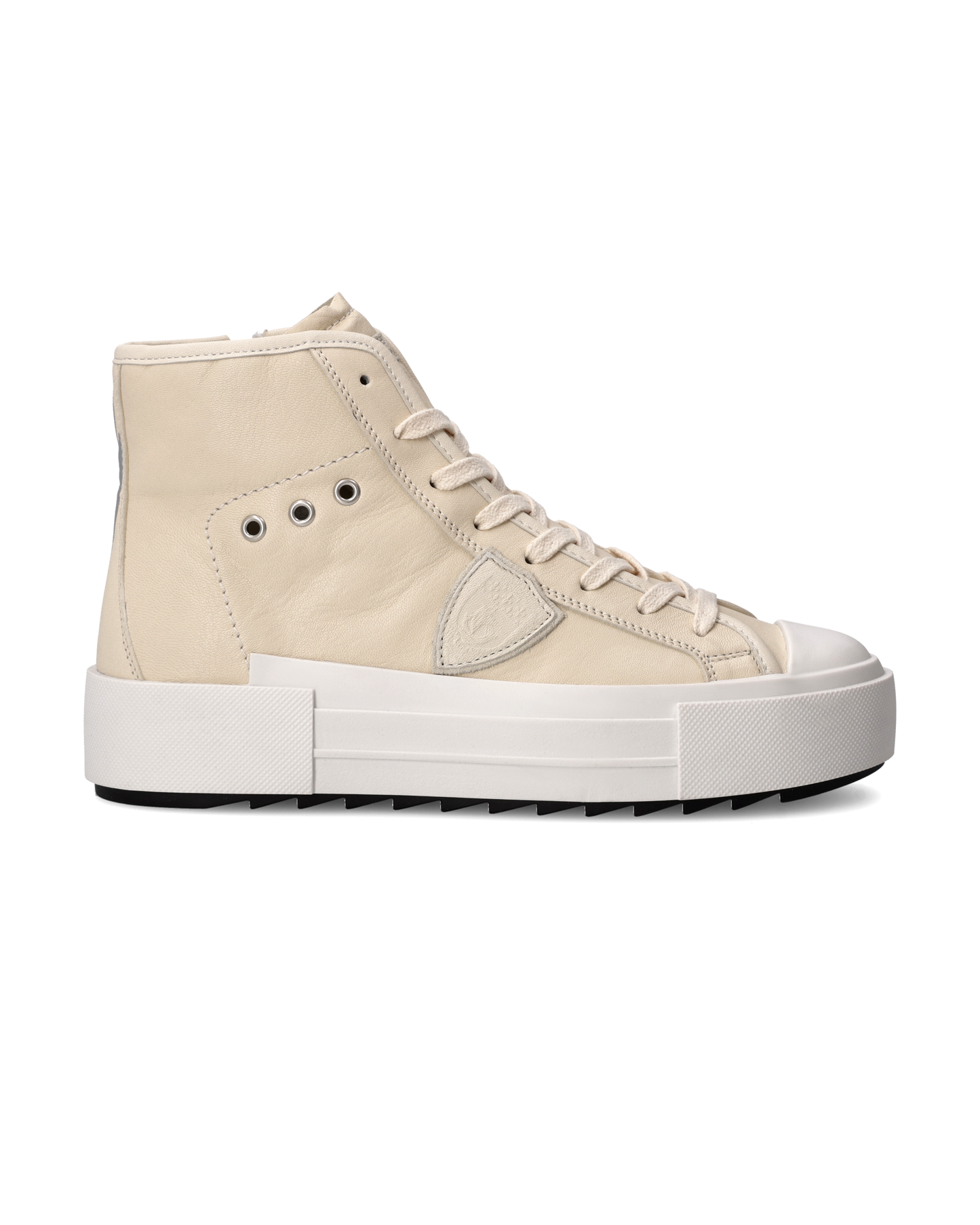 Sneaker Paris Haute Donna, Latte