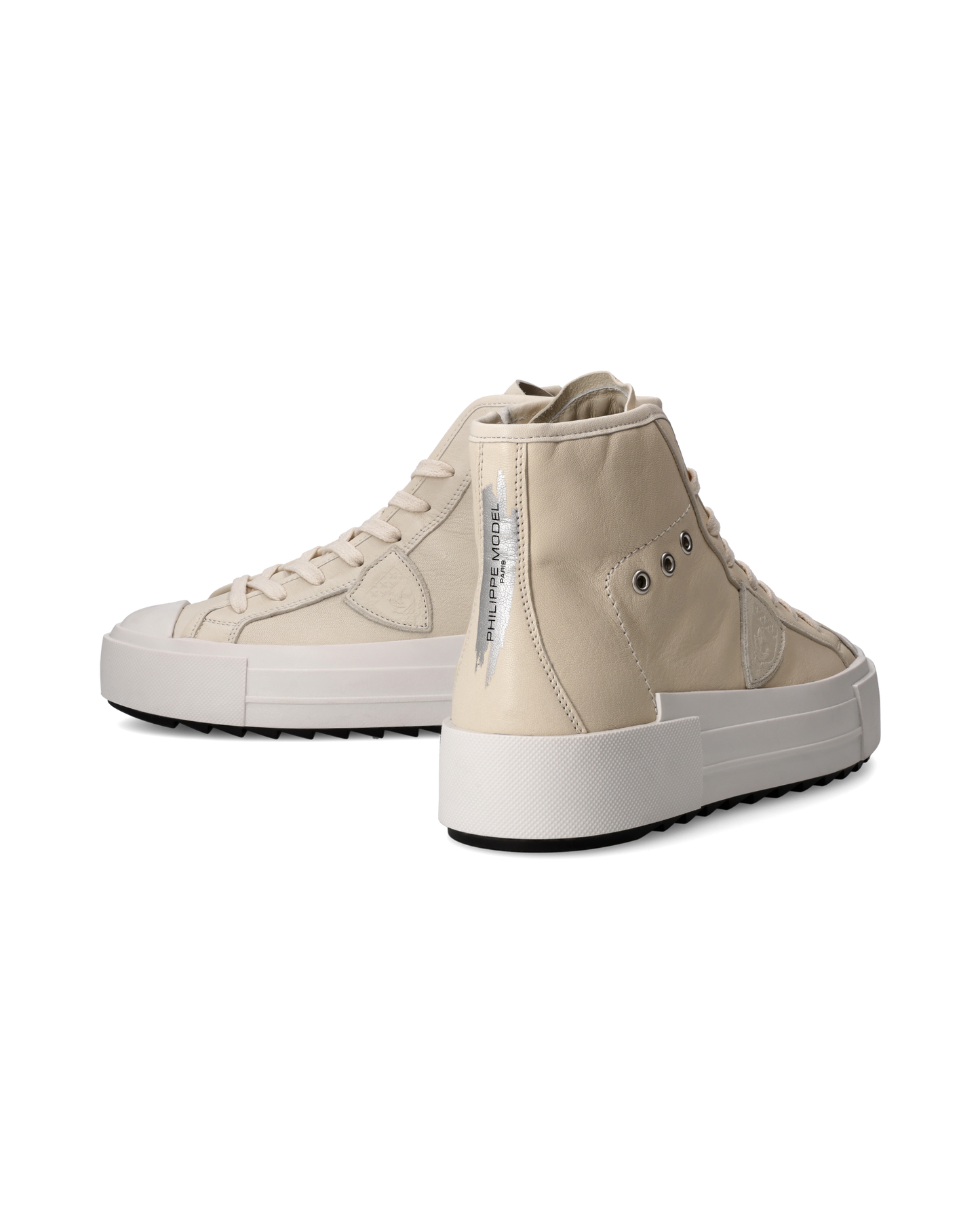 Sneaker Paris Haute Donna, Latte