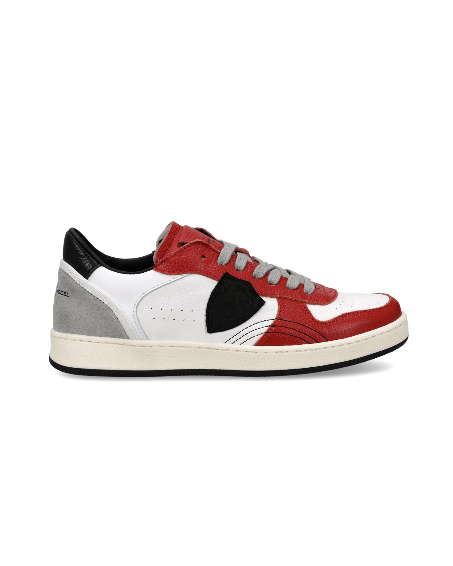 Sneaker Pgal Junior, Bianco Rosso Nero