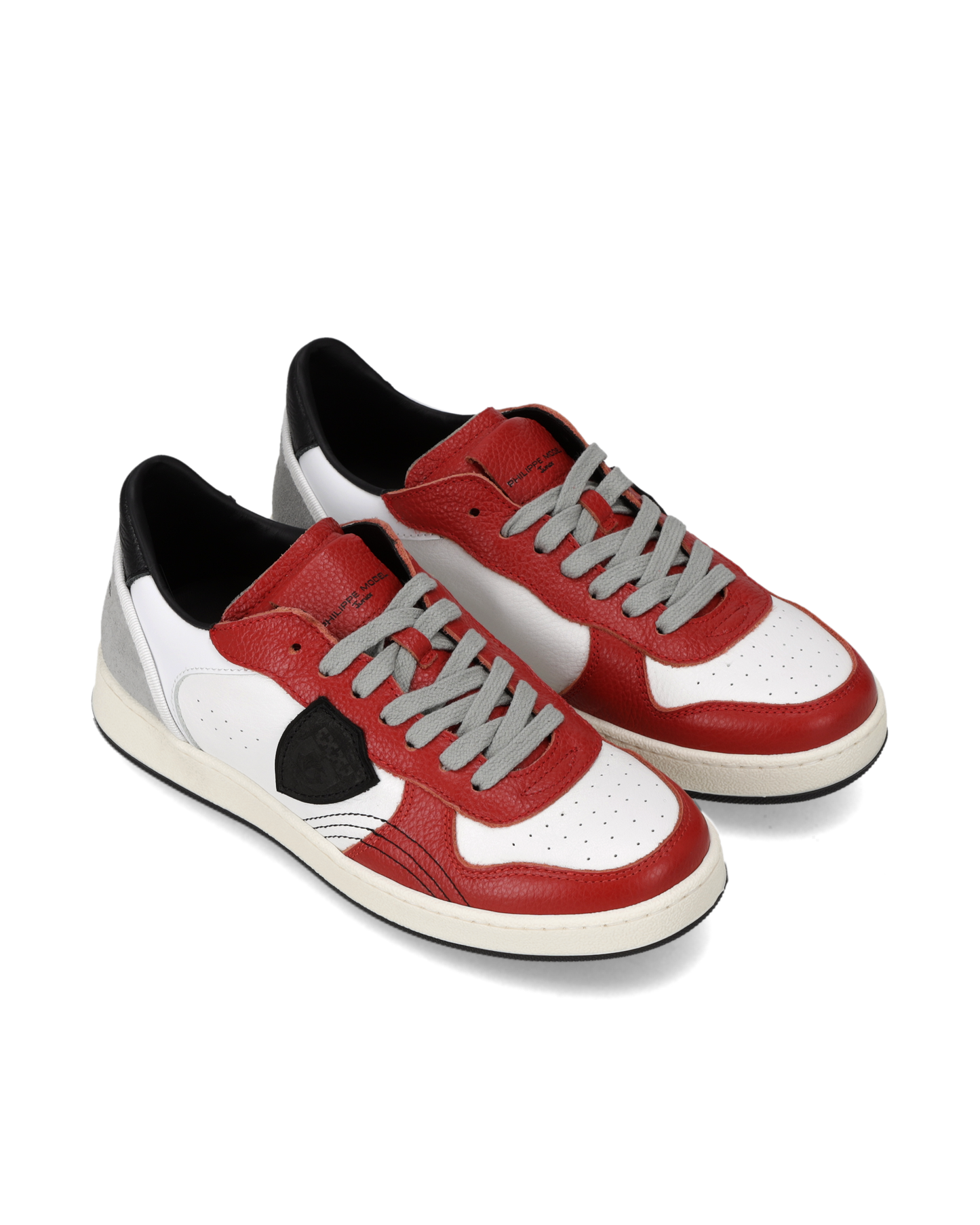Sneaker Pgal Junior, Bianco Rosso Nero