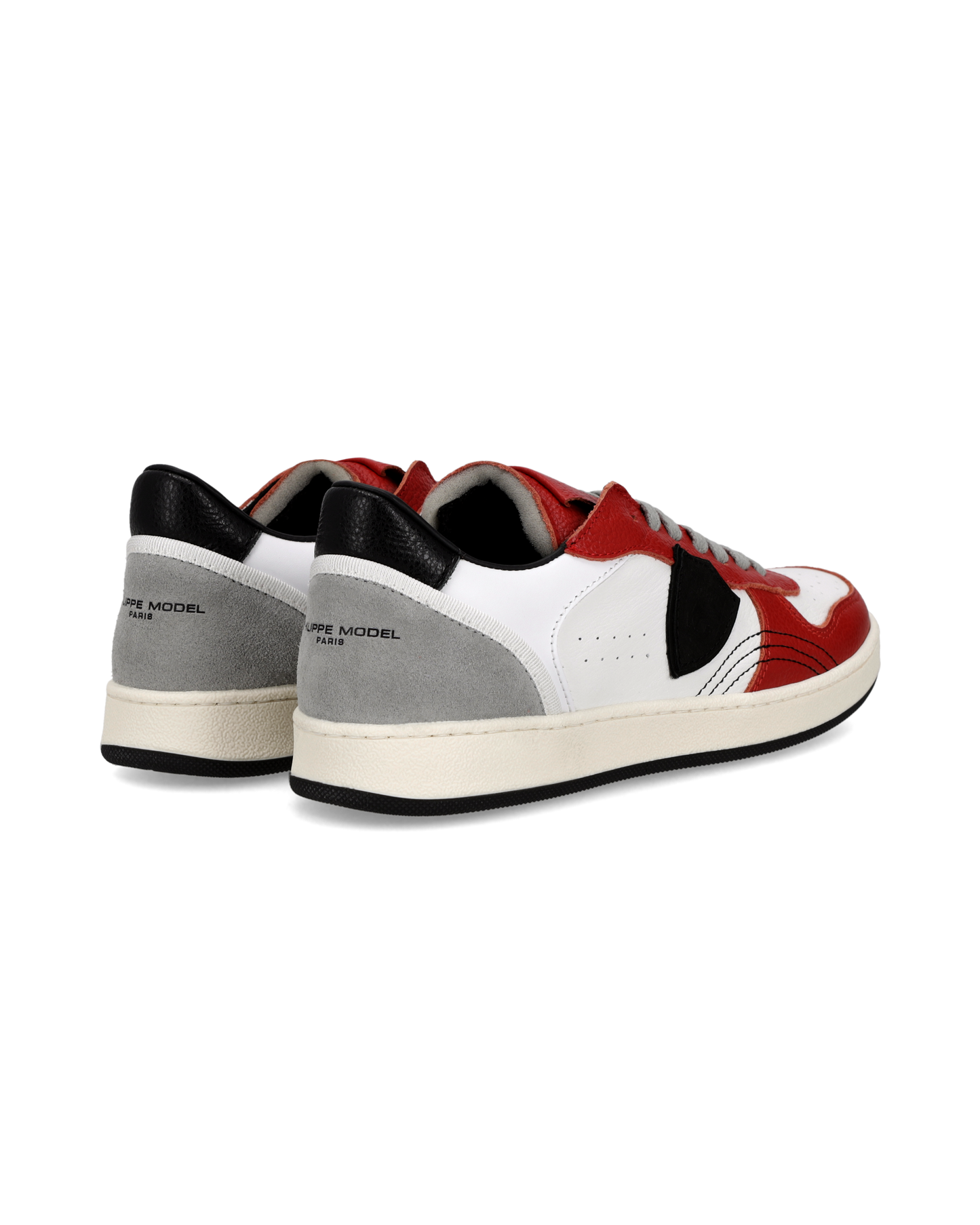 Sneaker Pgal Junior, Bianco Rosso Nero