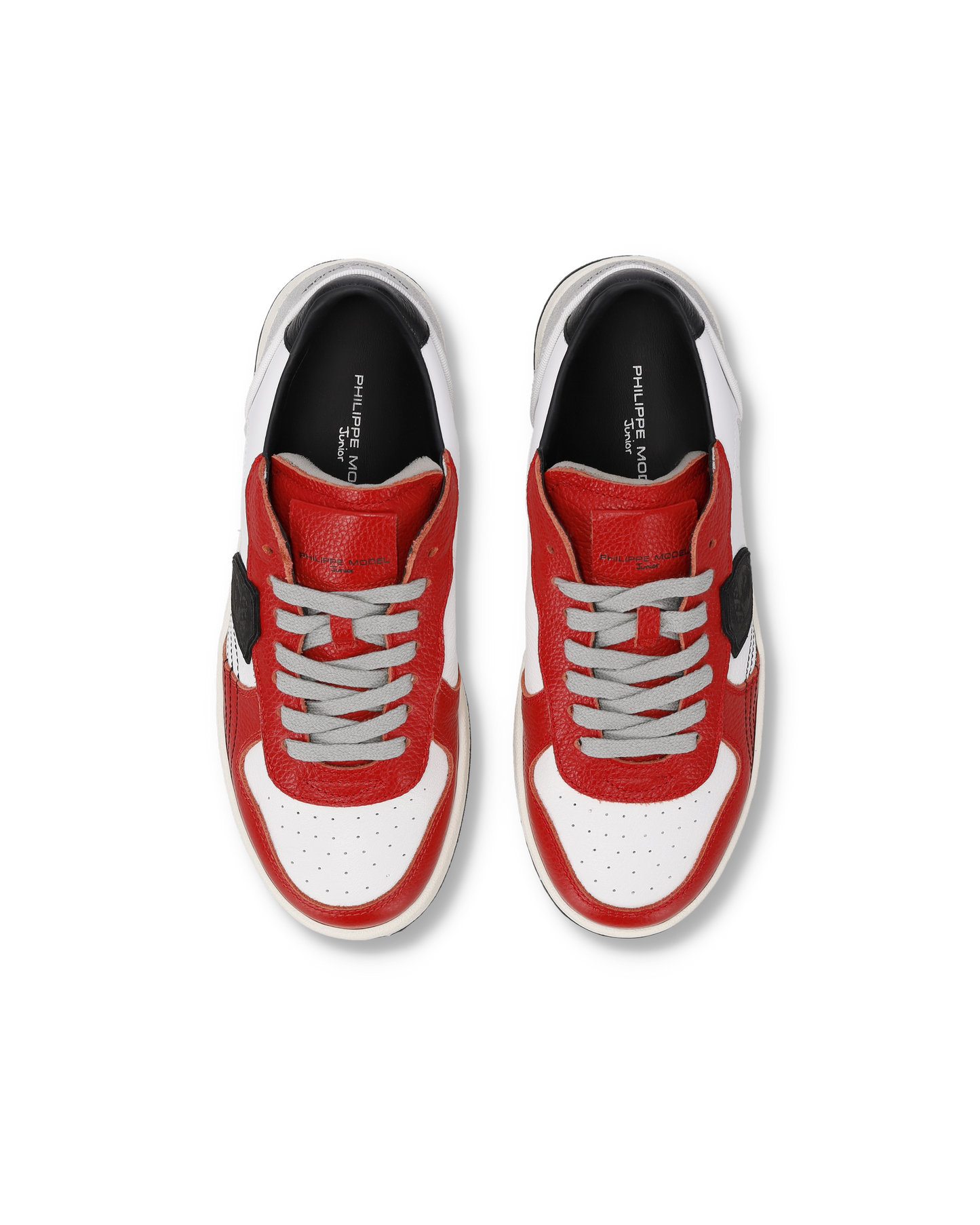 Sneaker Pgal Junior, Bianco Rosso Nero