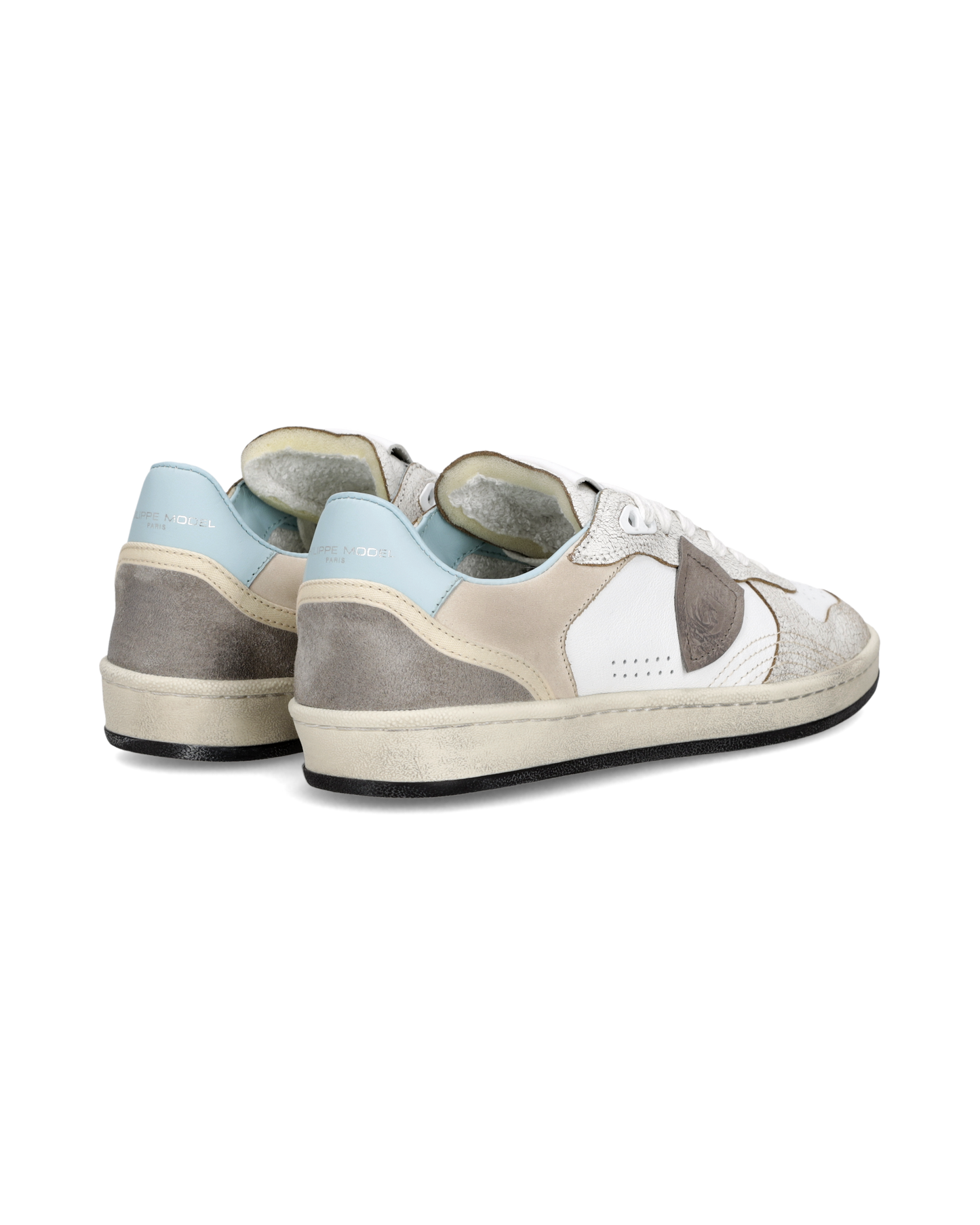 Sneakers Pgal Donna, Bianco Azzurro Cielo 