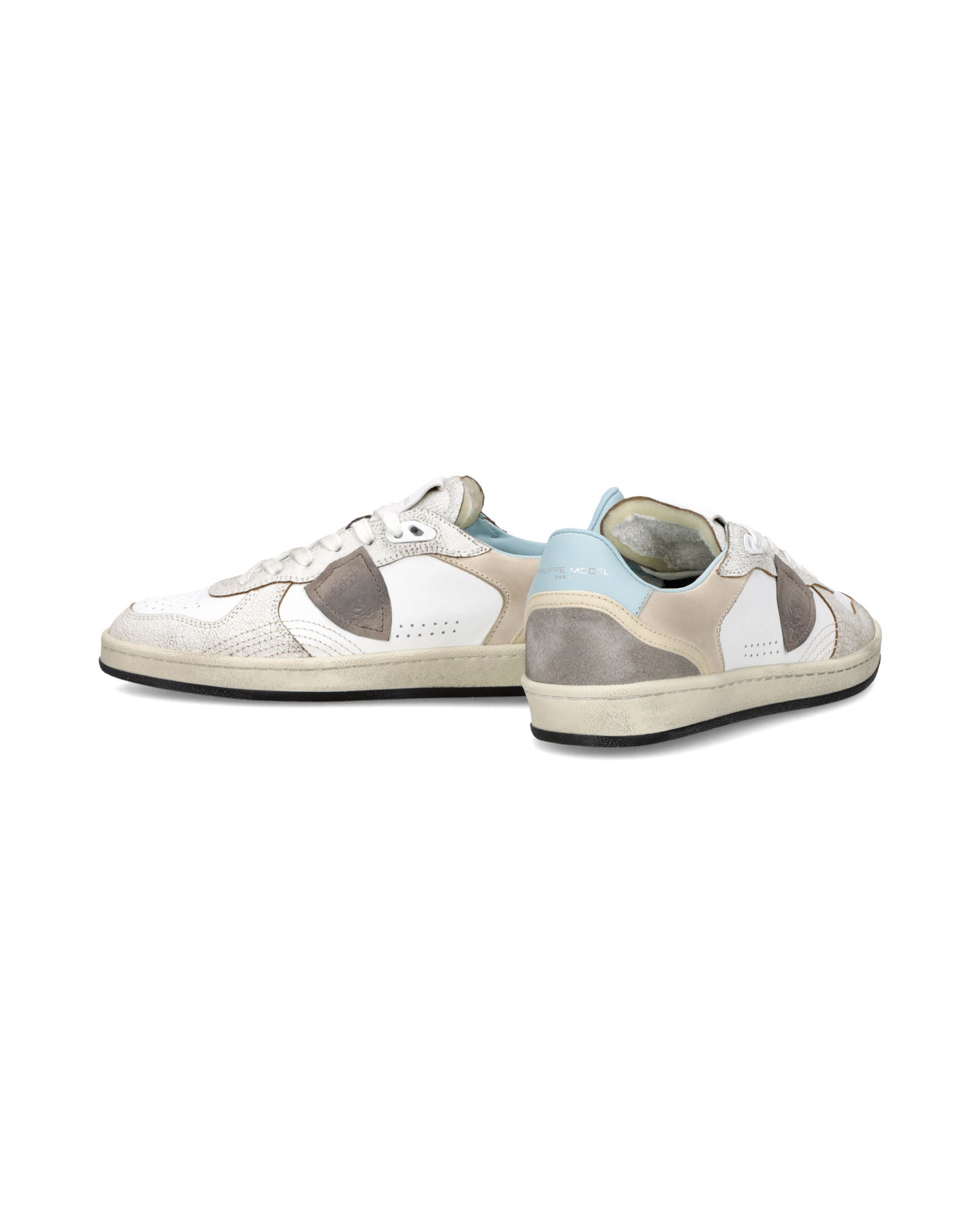 Sneakers Pgal Donna, Bianco Azzurro Cielo 