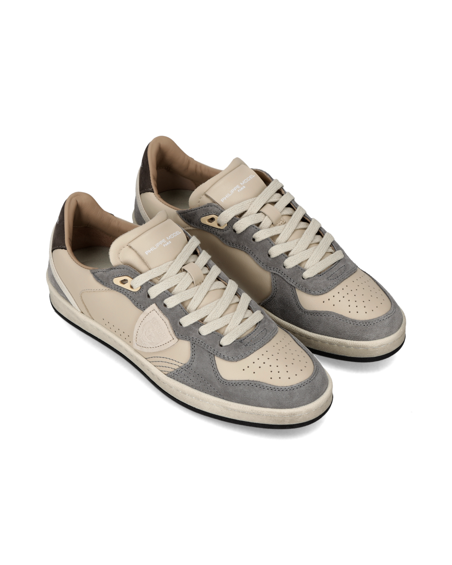 Baskets Pgal Femme, Beige Gris et Marron
