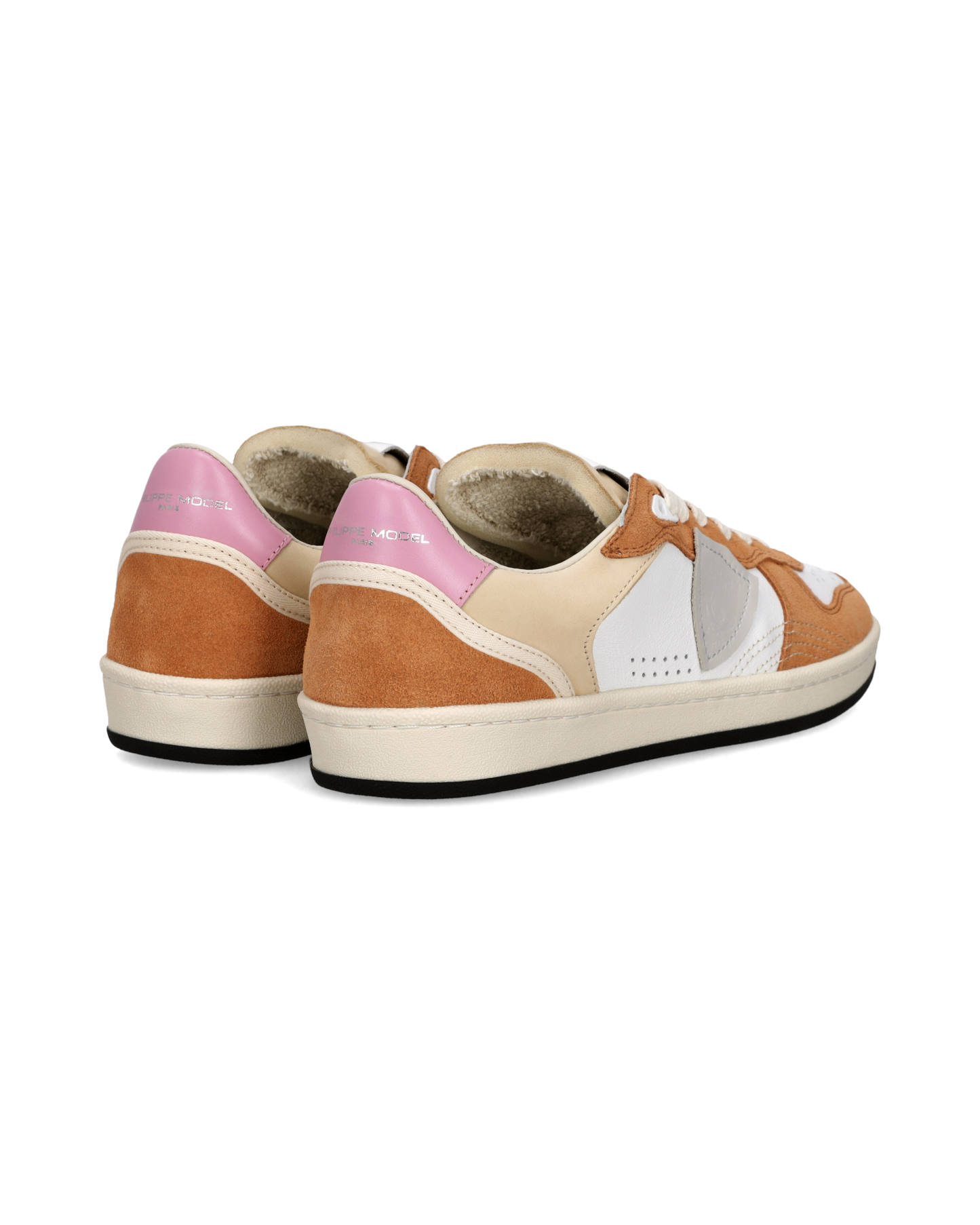 Zapatillas Pgal Para Mujer, Blanco y Coral