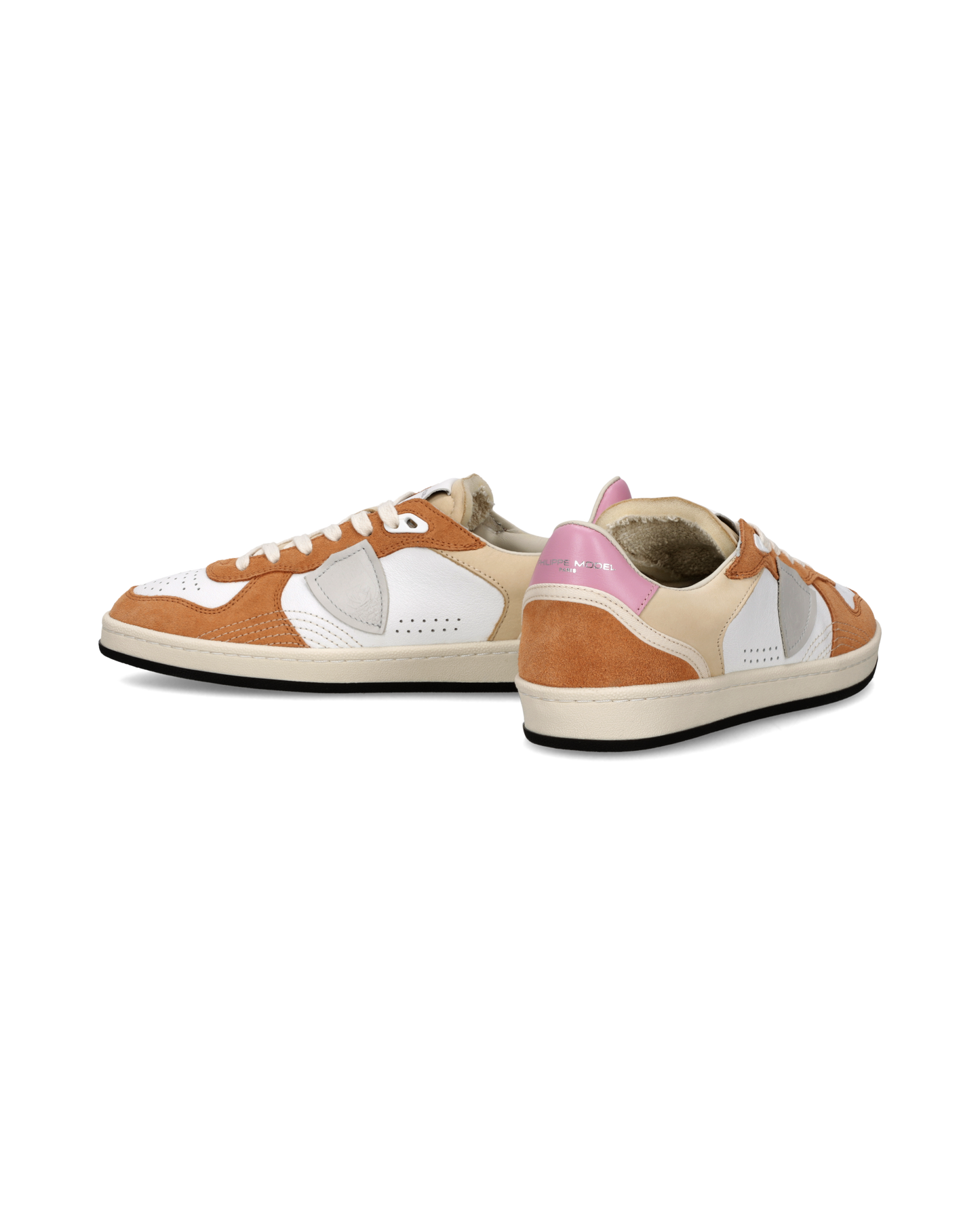 Zapatillas Pgal Para Mujer, Blanco y Coral