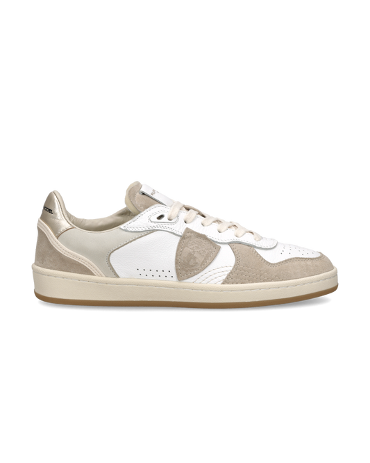 Sneakers Pgal Donna, Bianco e  Sabbia