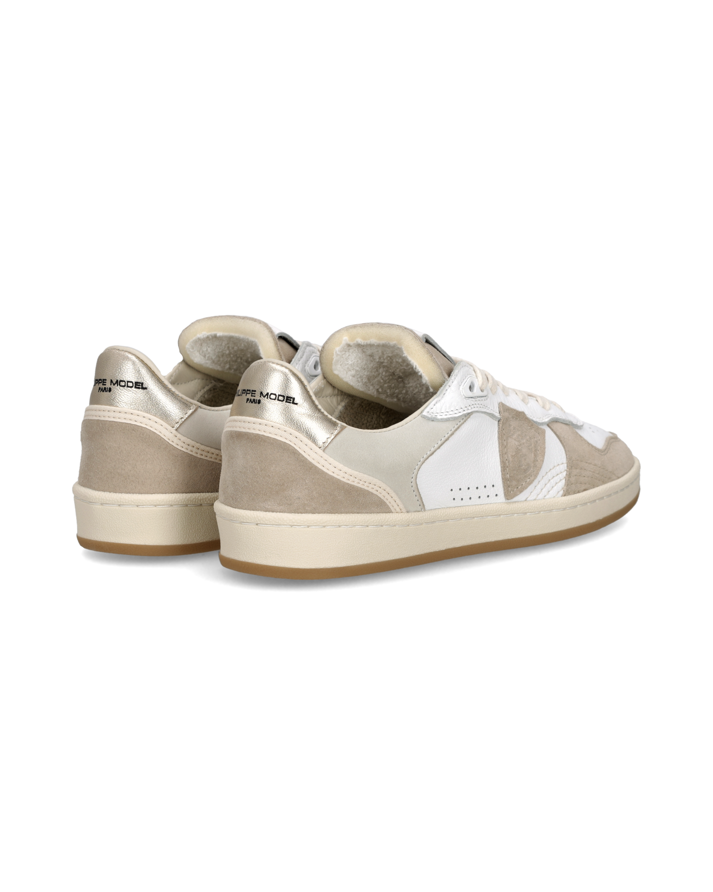 Sneakers Pgal Donna, Bianco e  Sabbia