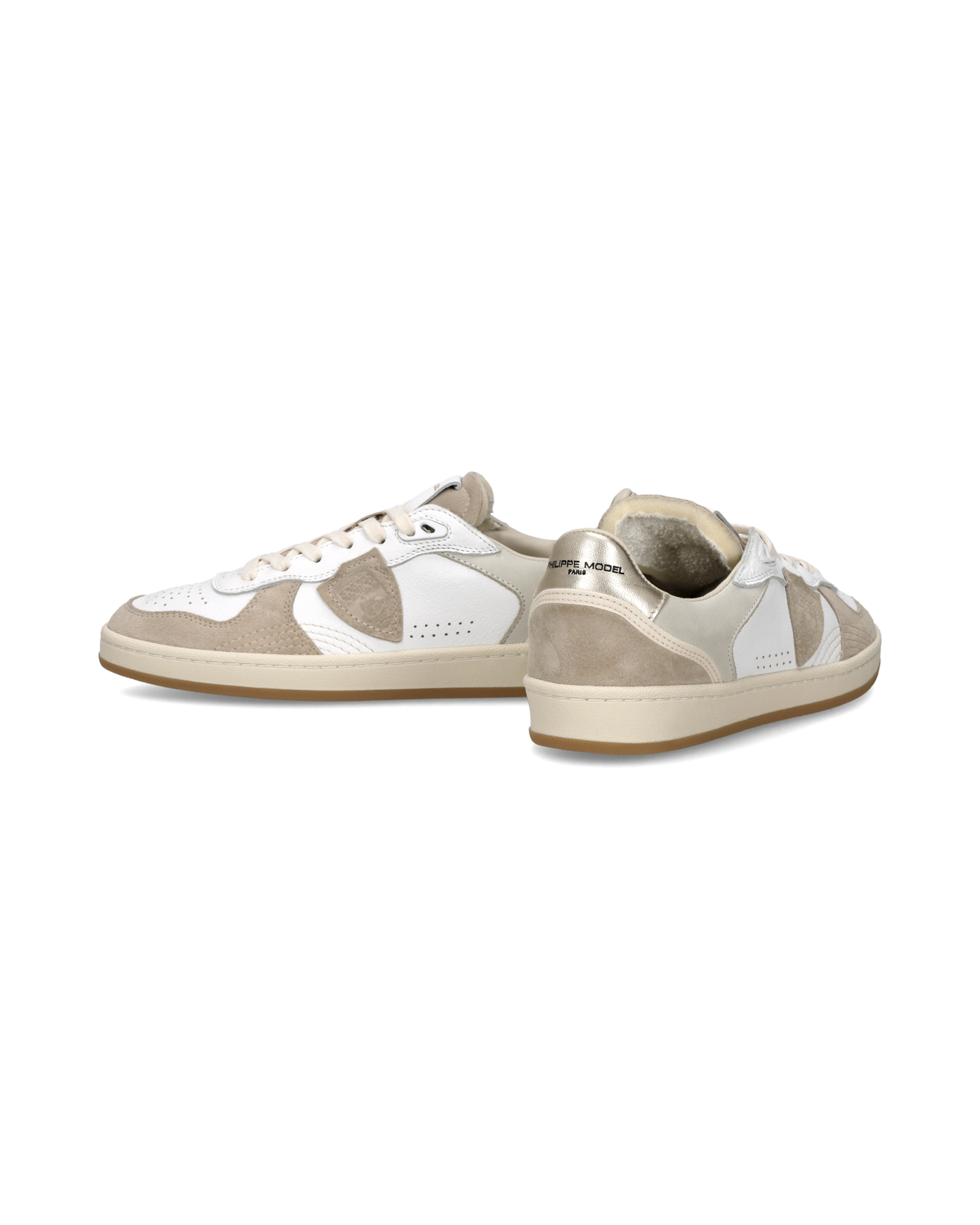 Sneakers Pgal Donna, Bianco e  Sabbia