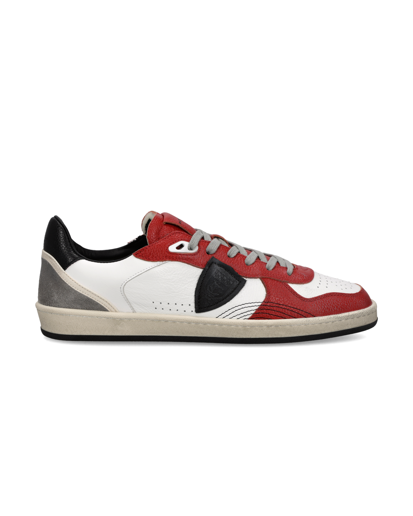 Baskets Pgal Homme, Blanc Rouge et Noir