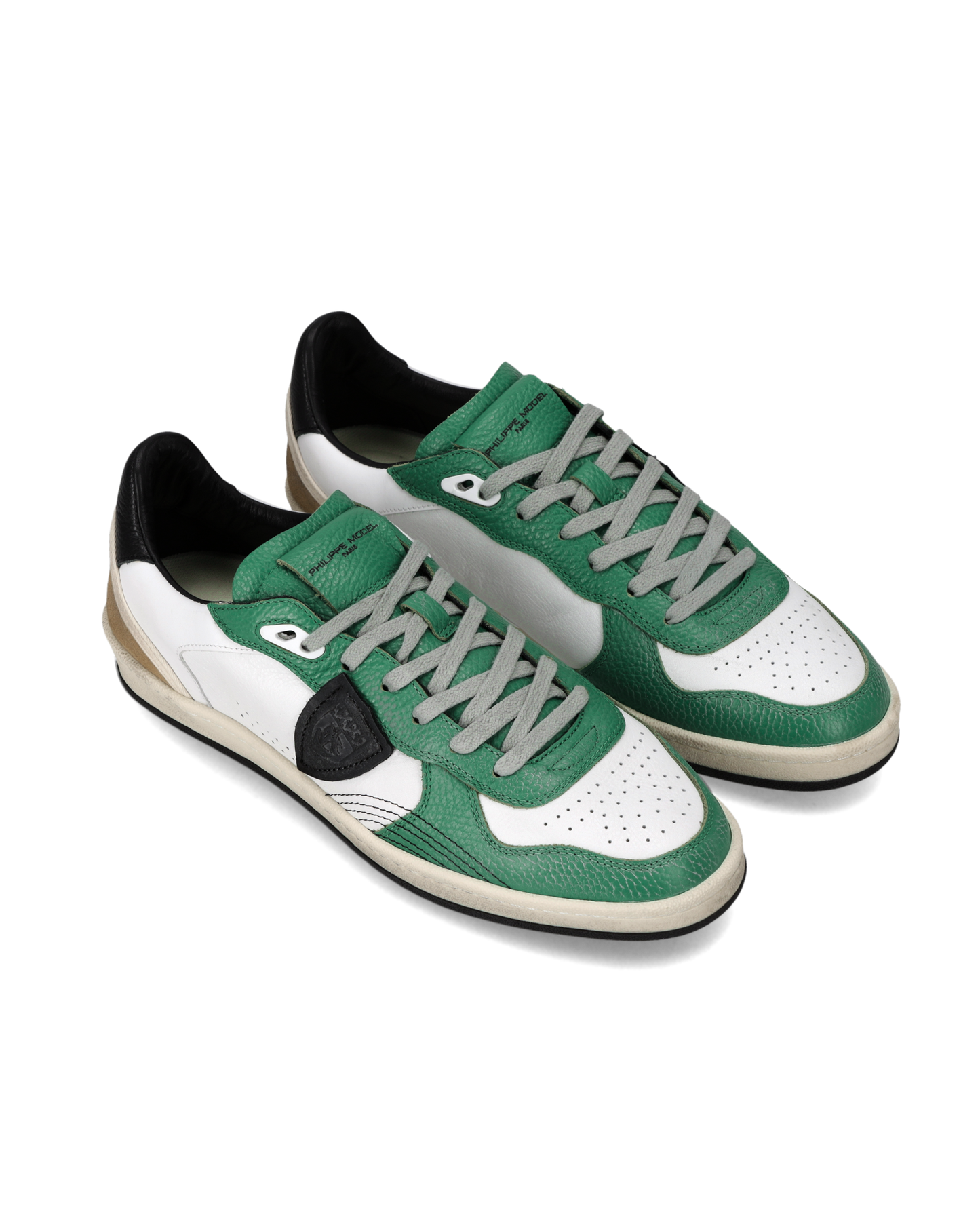 Zapatillas Pgal Para Hombre, Blanco Verde Botella y Negro