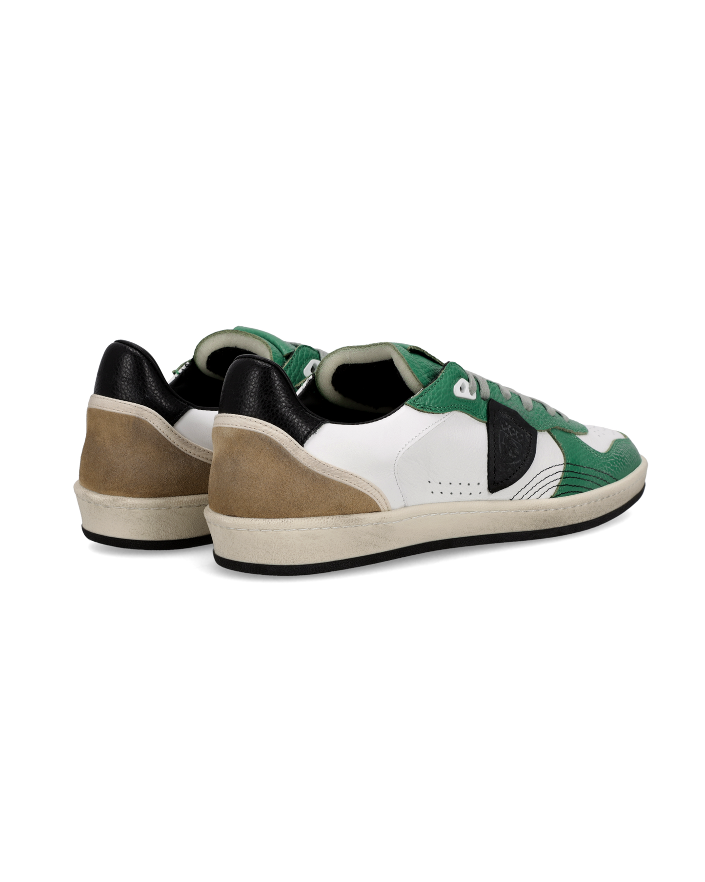 Zapatillas Pgal Para Hombre, Blanco Verde Botella y Negro