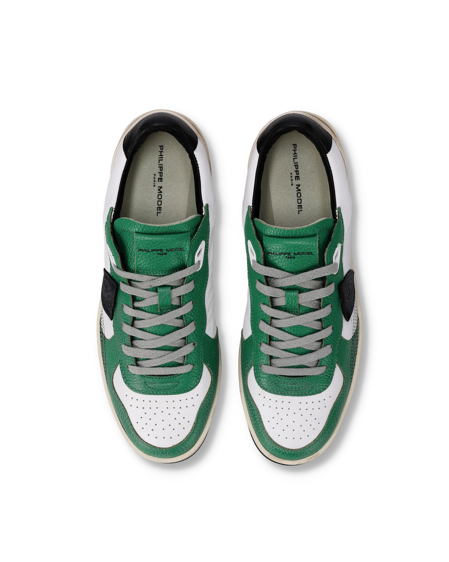 Zapatillas Pgal Para Hombre, Blanco Verde Botella y Negro