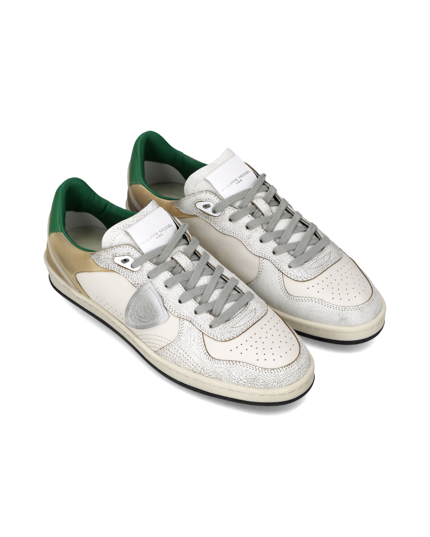 Sneakers Pgal Uomo, Bianco Verde 
