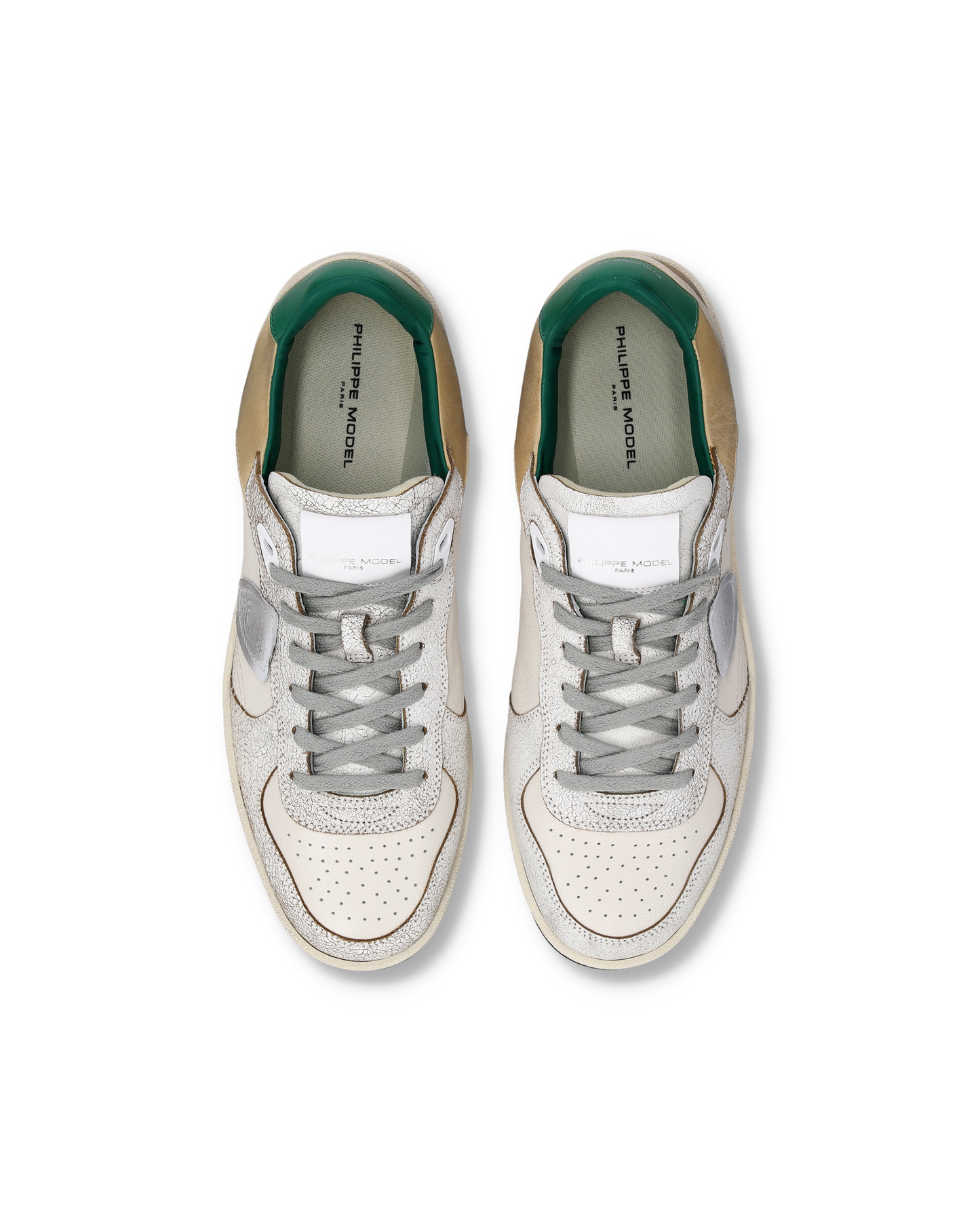 Sneakers Pgal Uomo, Bianco Verde 