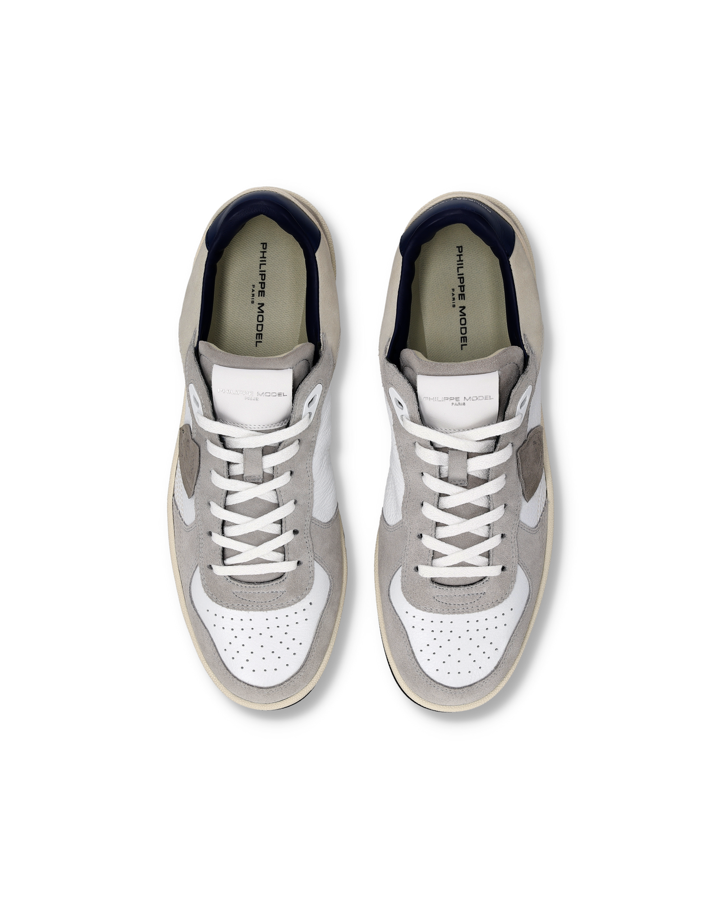 Sneakers Pgal Uomo, Bianco Grigio Blu