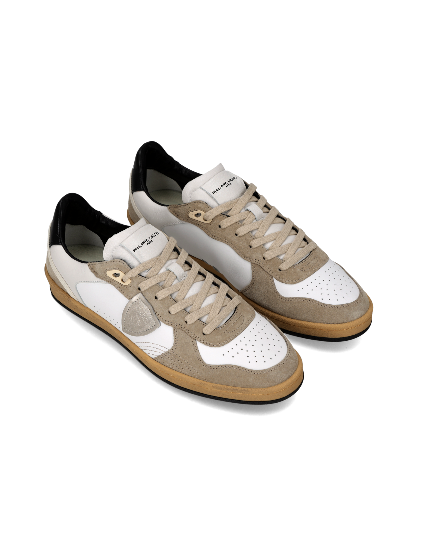 Sneakers Pgal Uomo, Bianco Beige Nero