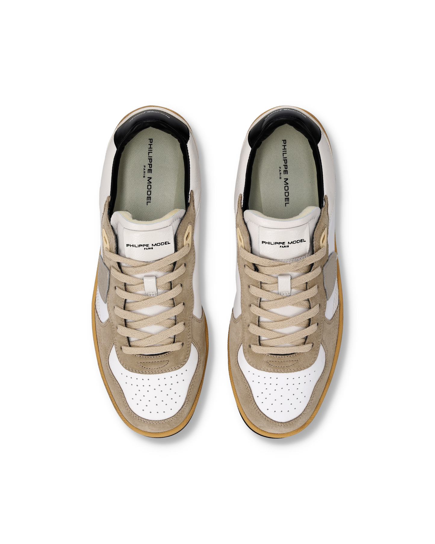 Sneakers Pgal Uomo, Bianco Beige Nero