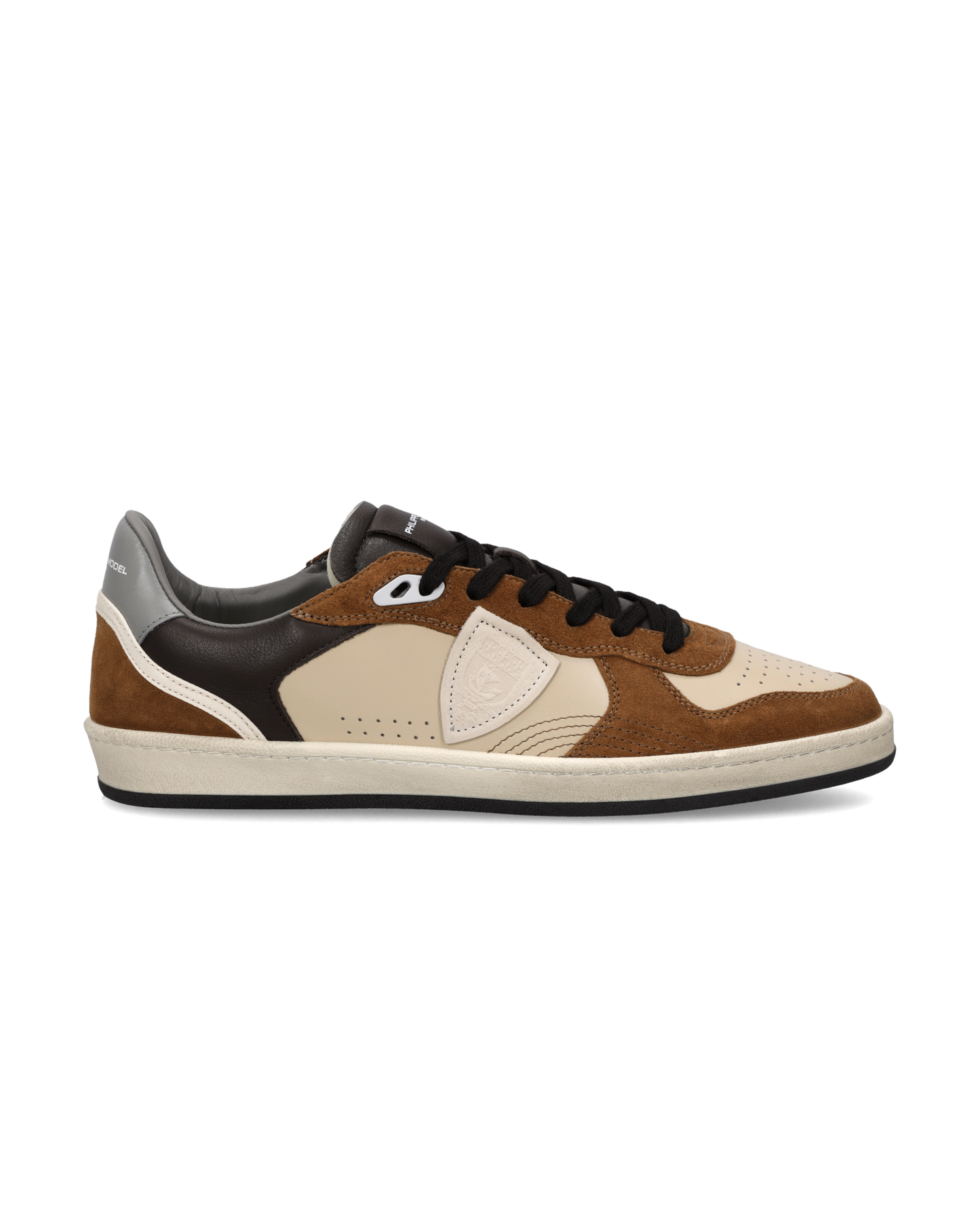 Baskets Pgal Homme, Beige Cognac et Gris