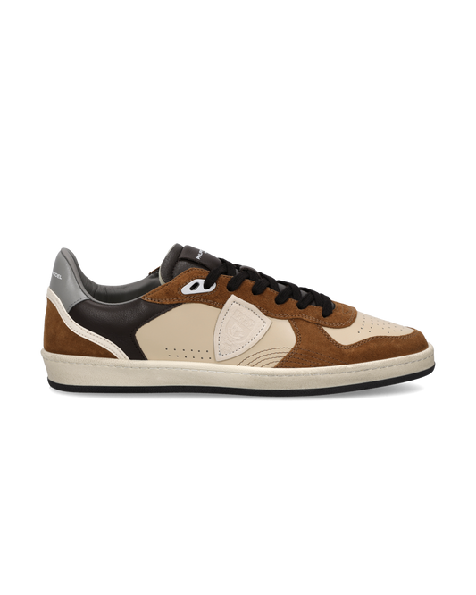 Baskets Pgal Homme, Beige Cognac et Gris