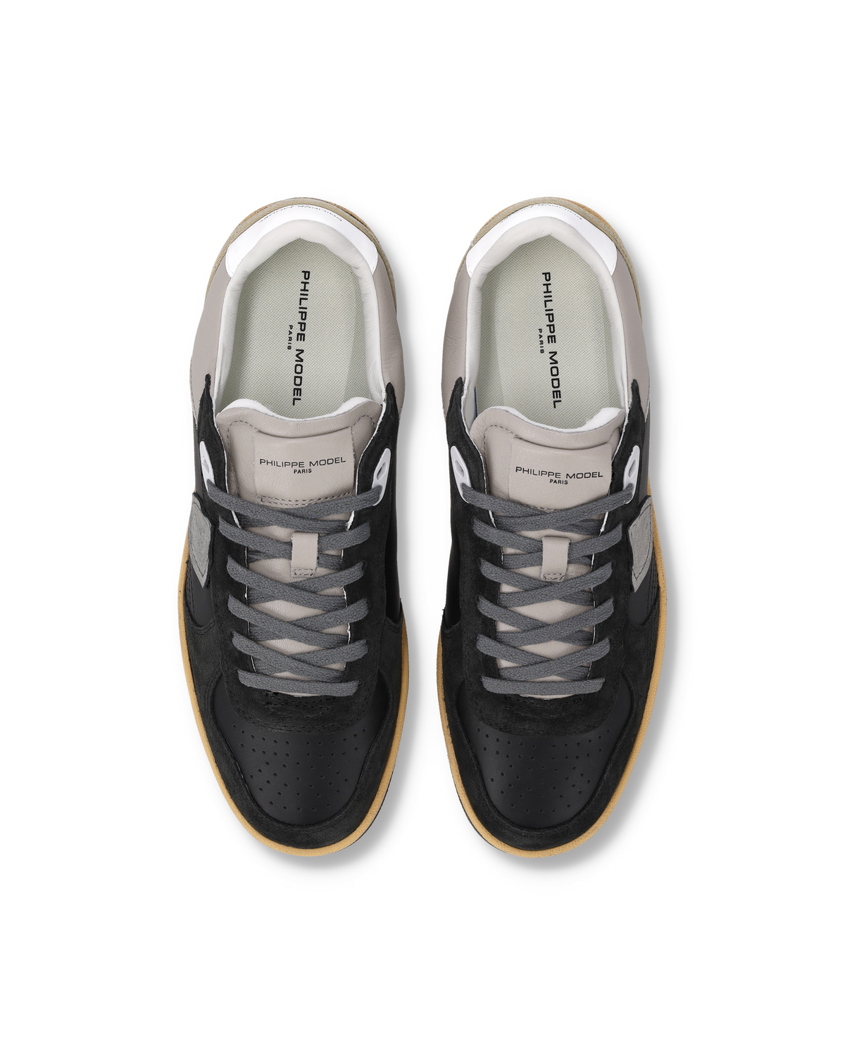 Zapatillas Pgal Para Hombre, Negro Gris Antracita