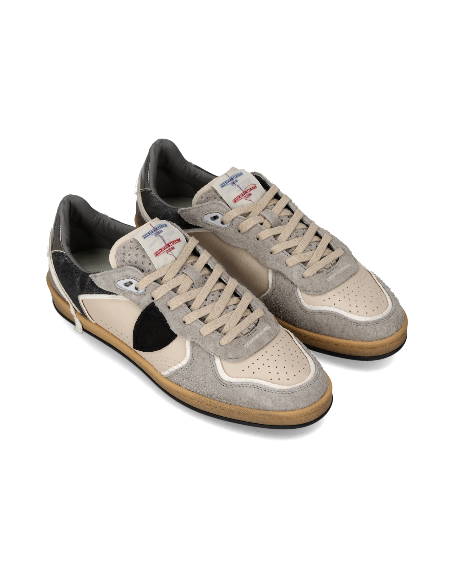 Sneakers Pgal für Herren, Milch Beige Anthrazitgrau