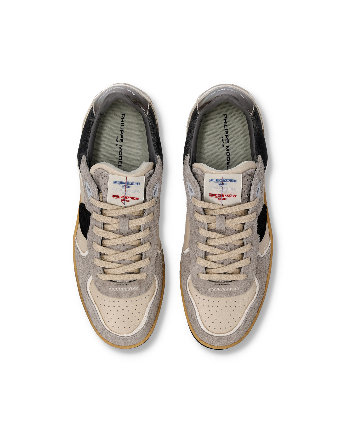 Sneakers Pgal für Herren, Milch Beige Anthrazitgrau