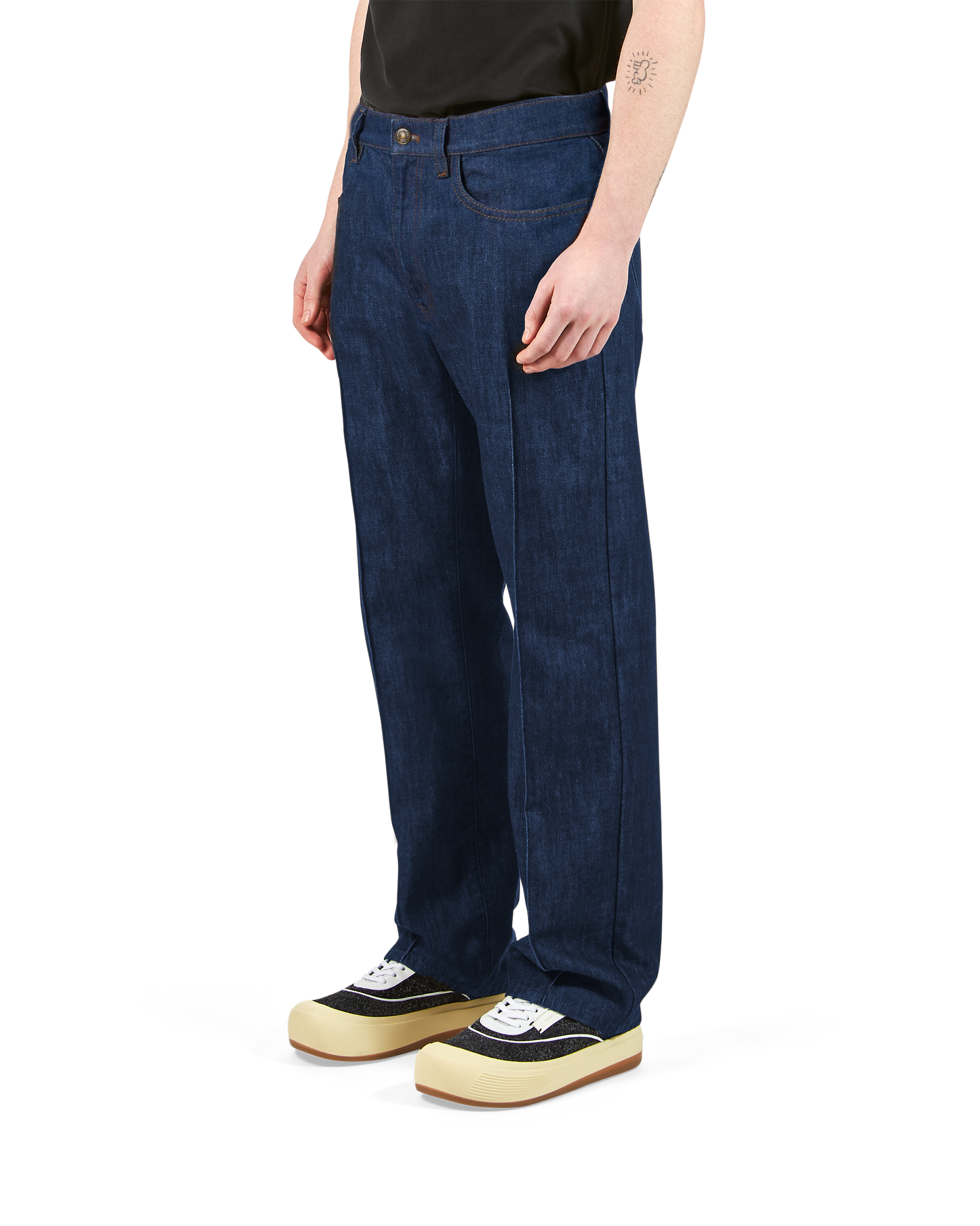 Pantalone Denim Blu da Uomo