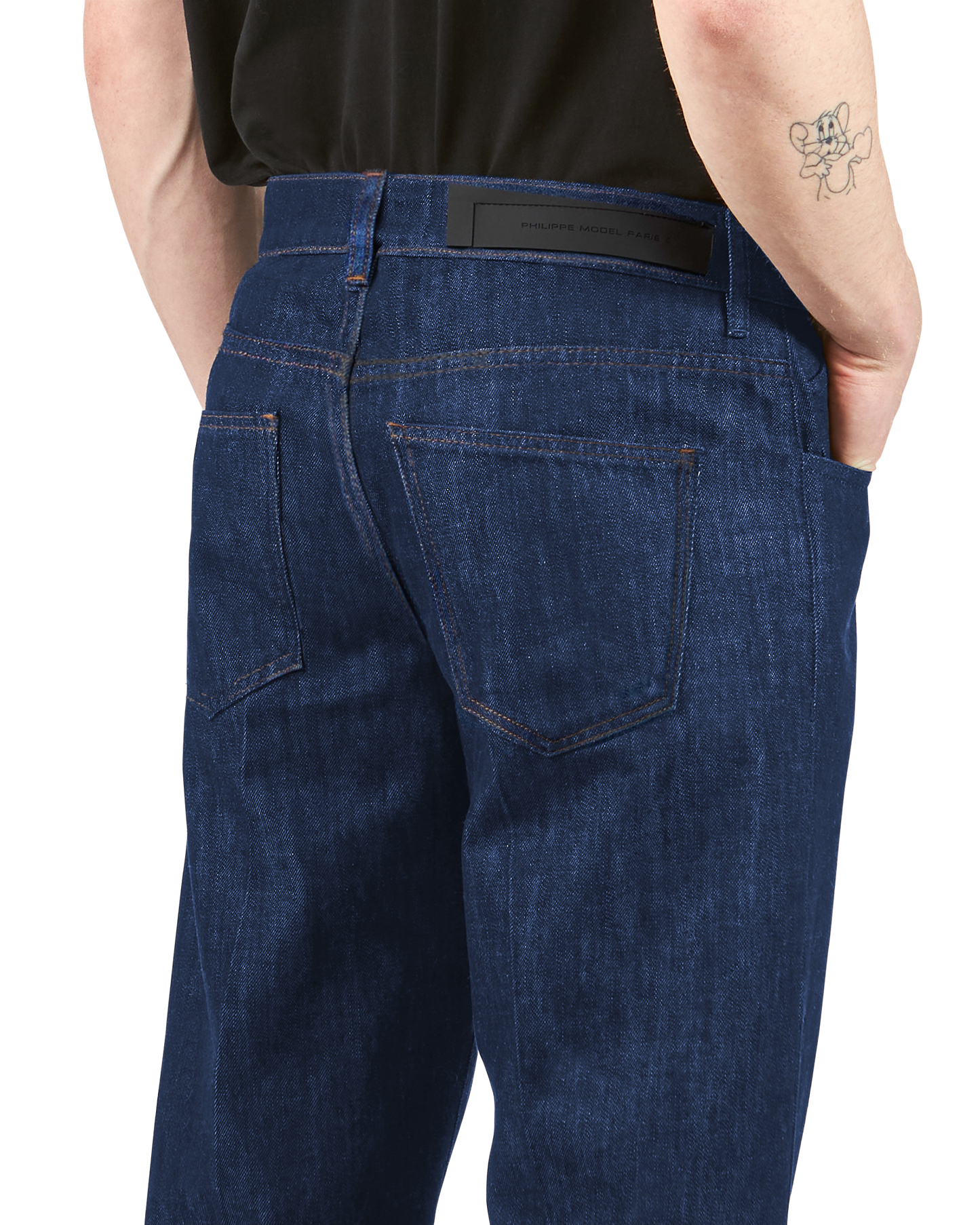 Pantalone Denim Blu da Uomo