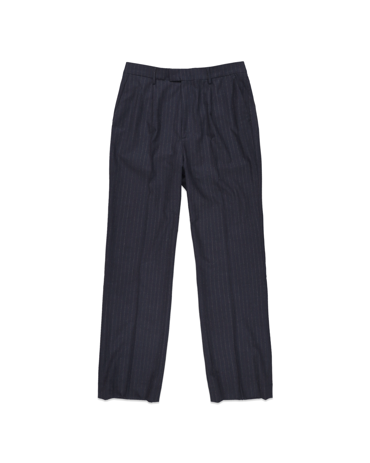 Pantalone Chino Gessato Blu da Uomo