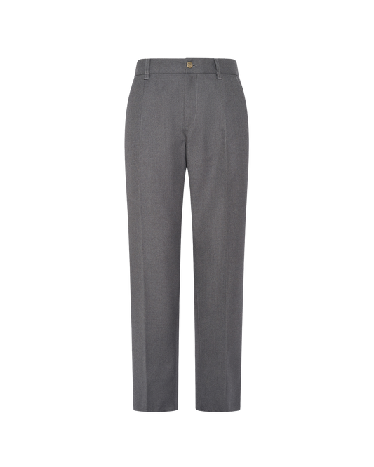 Pantaloni chino Claude da Uomo Grigi in Lana