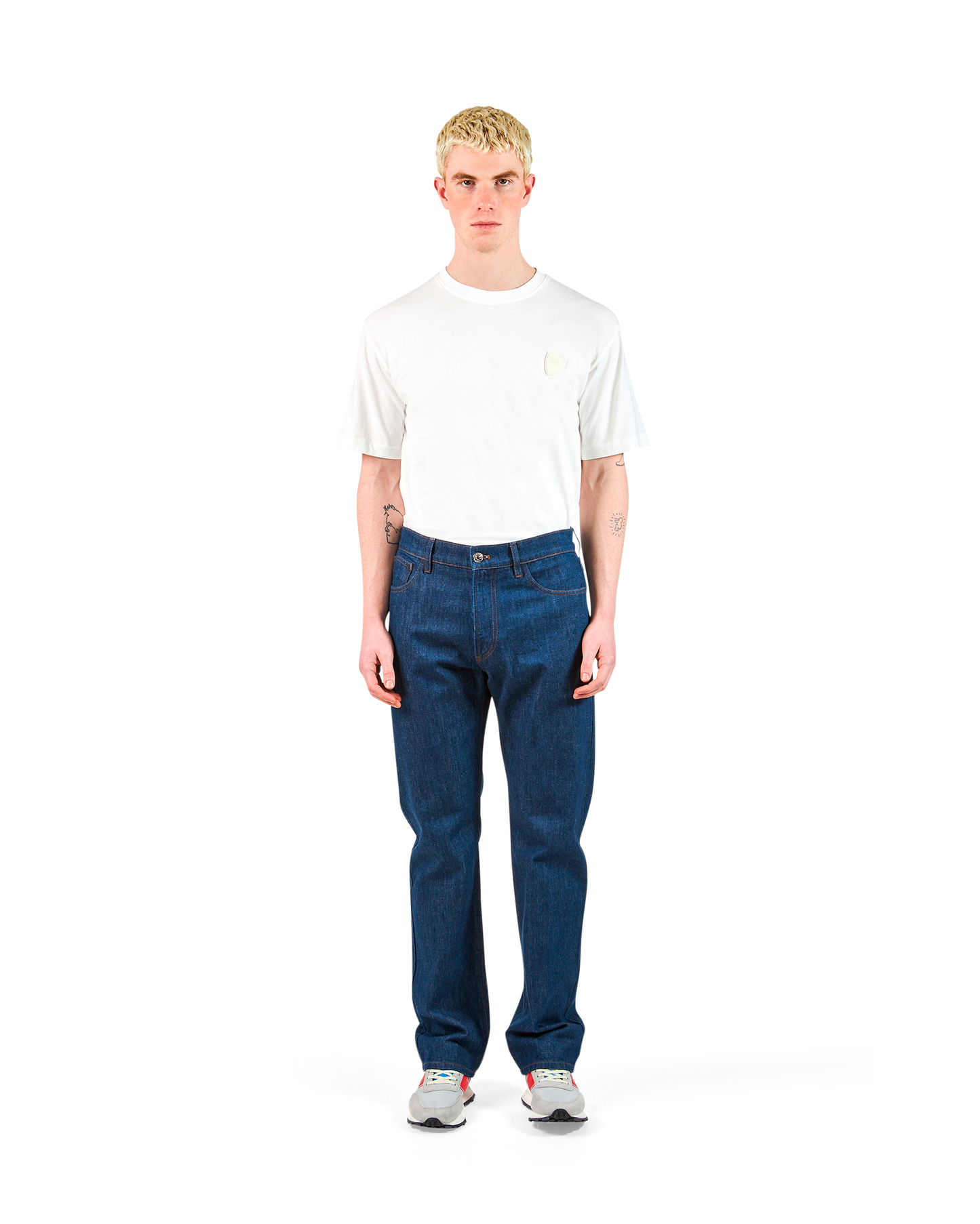 Pantalone Denim Blu Indigo da Uomo