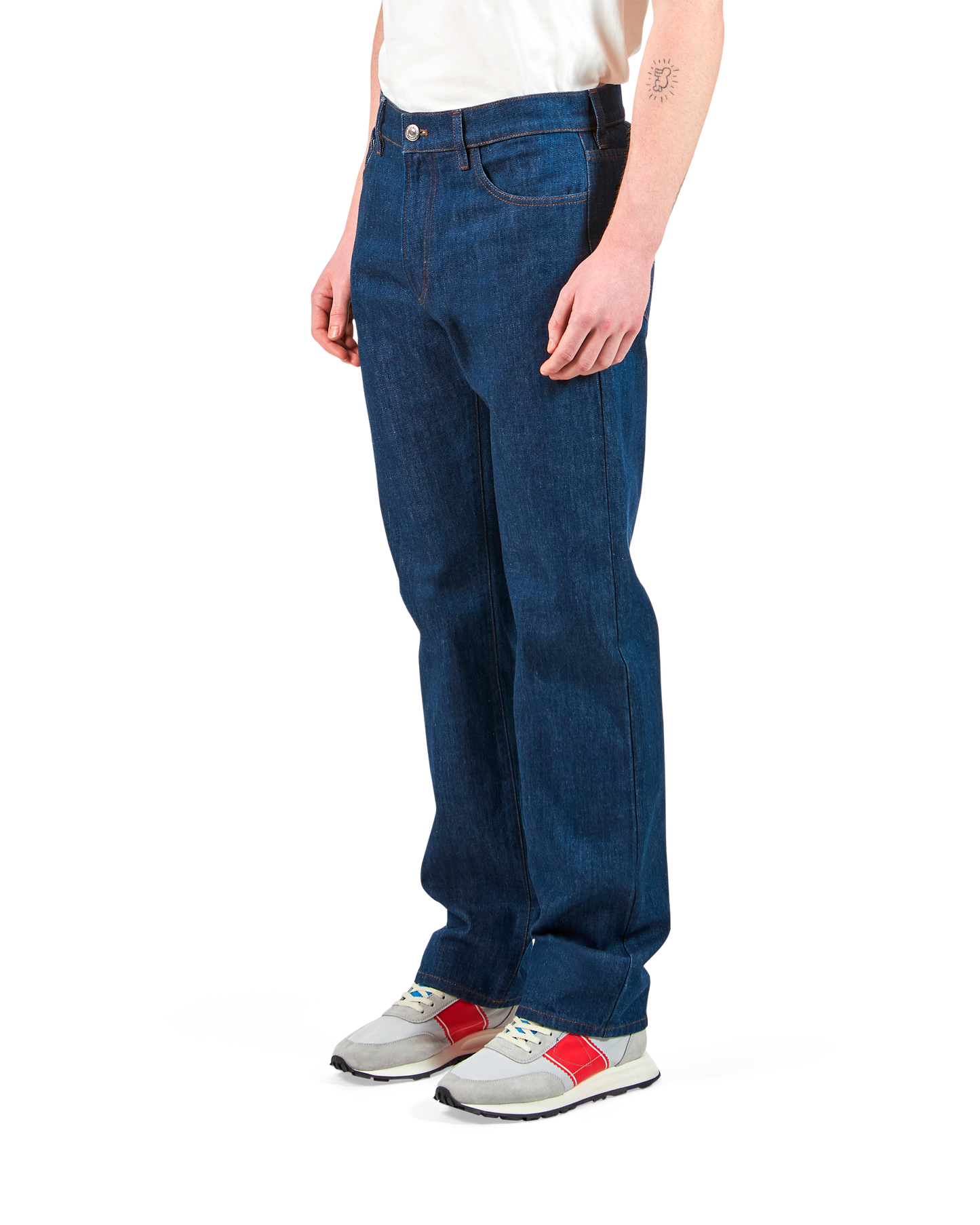 Pantalone Denim Blu Indigo da Uomo