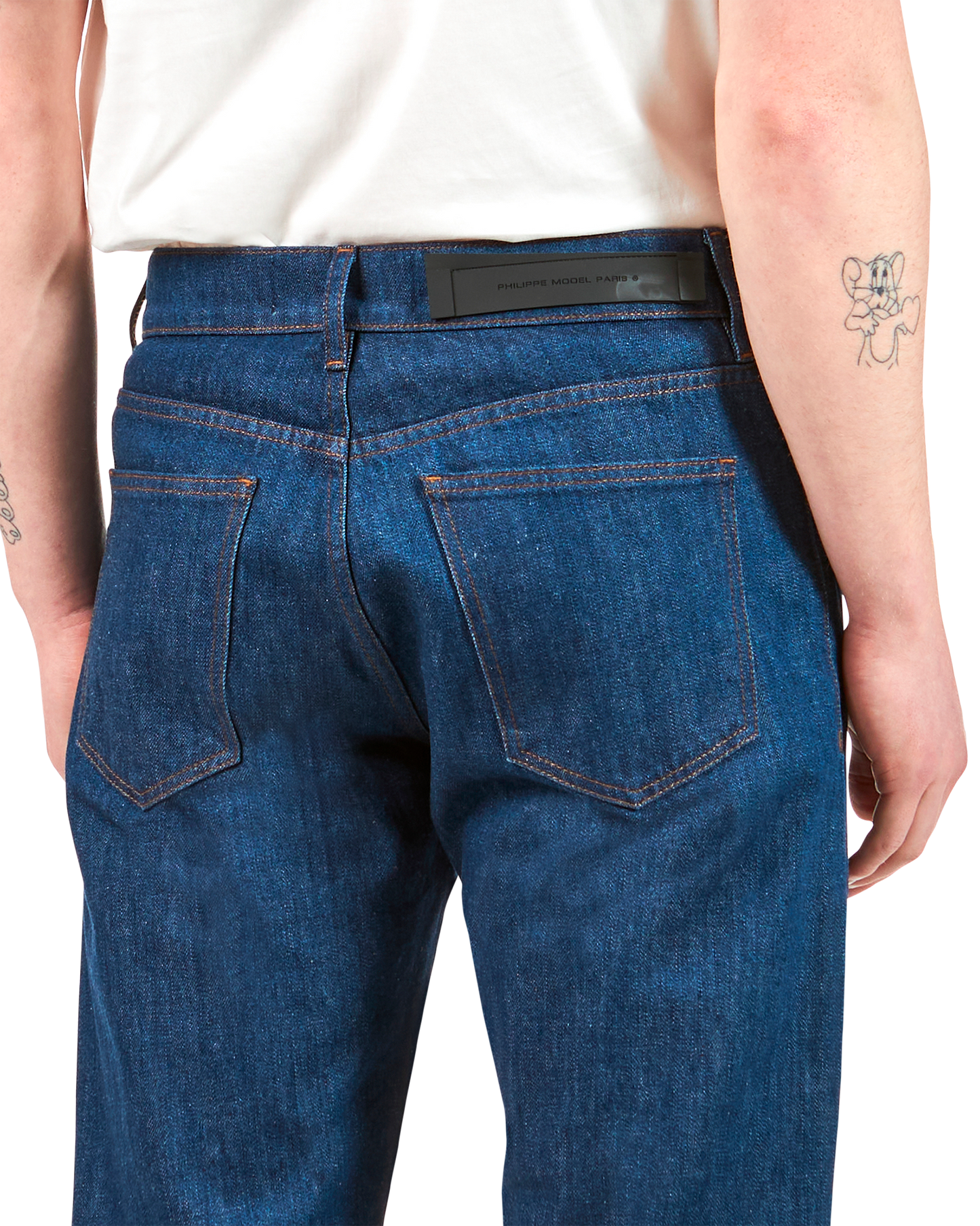 Pantalone Denim Blu Indigo da Uomo