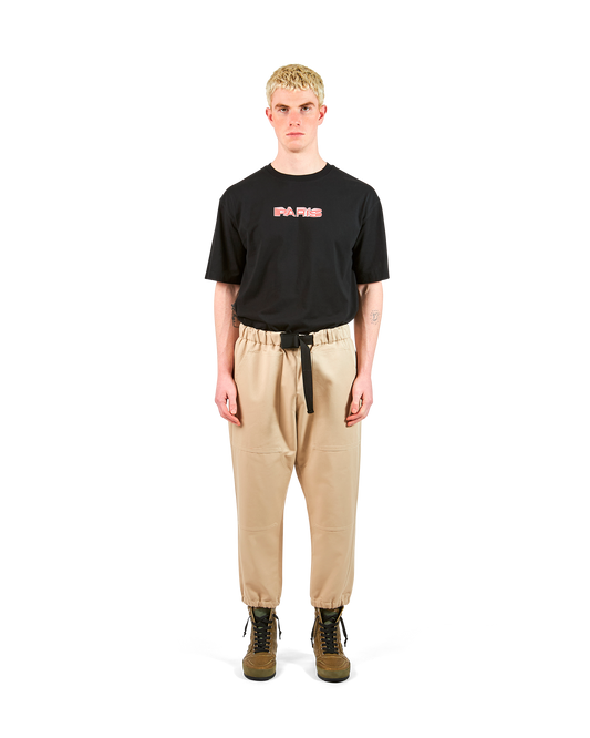 Pantalone Loose Fit Beige da Uomo