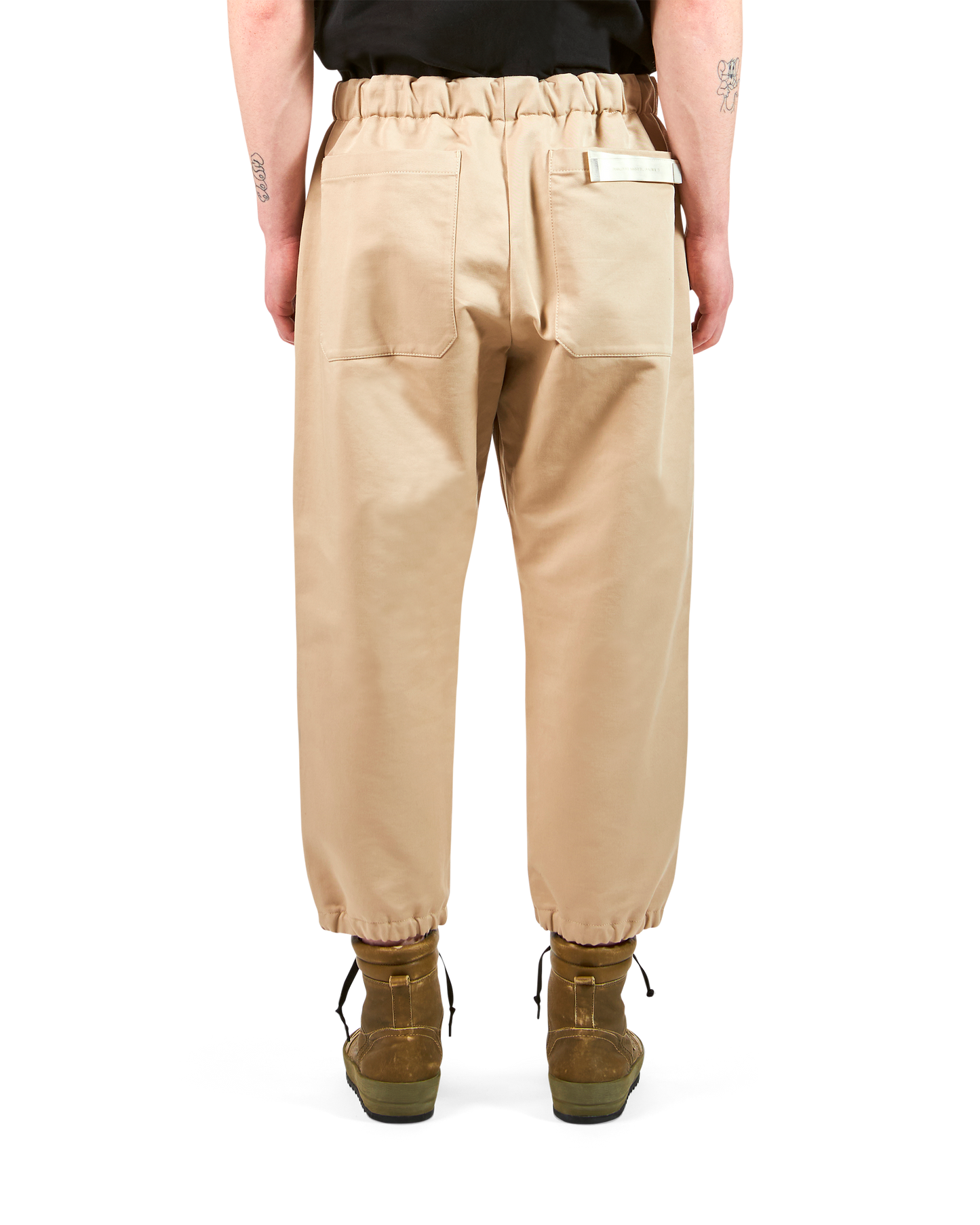 Pantalone Loose Fit Beige da Uomo