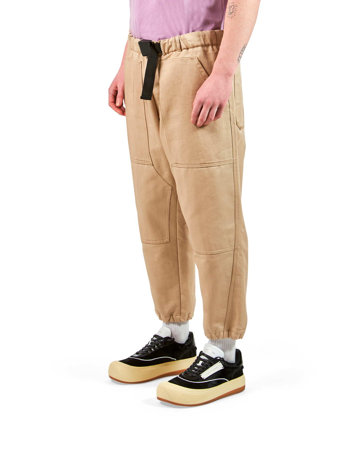 Pantalón Beige con Manchas Para Hombre