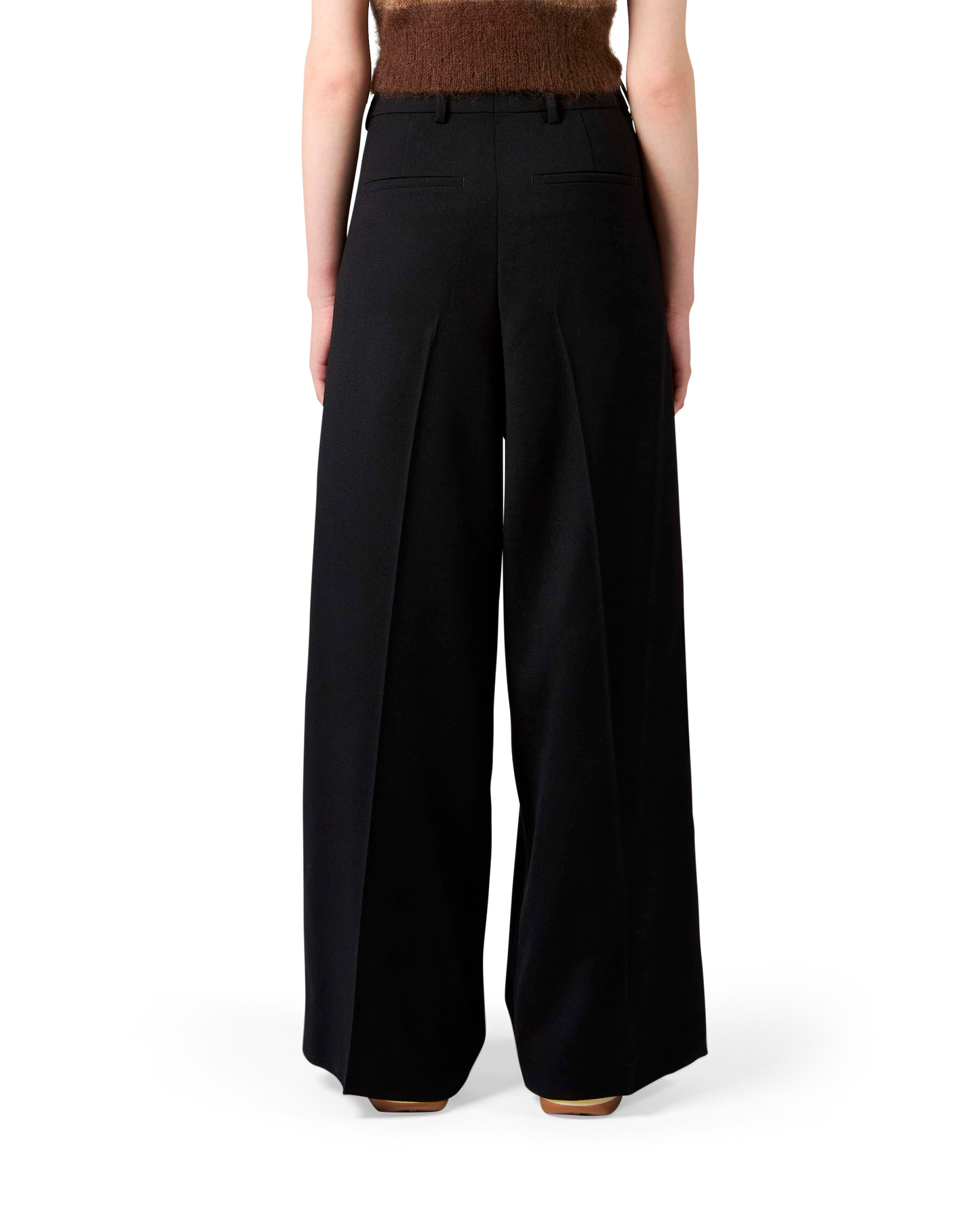 Women's Black Palazzo Trousers